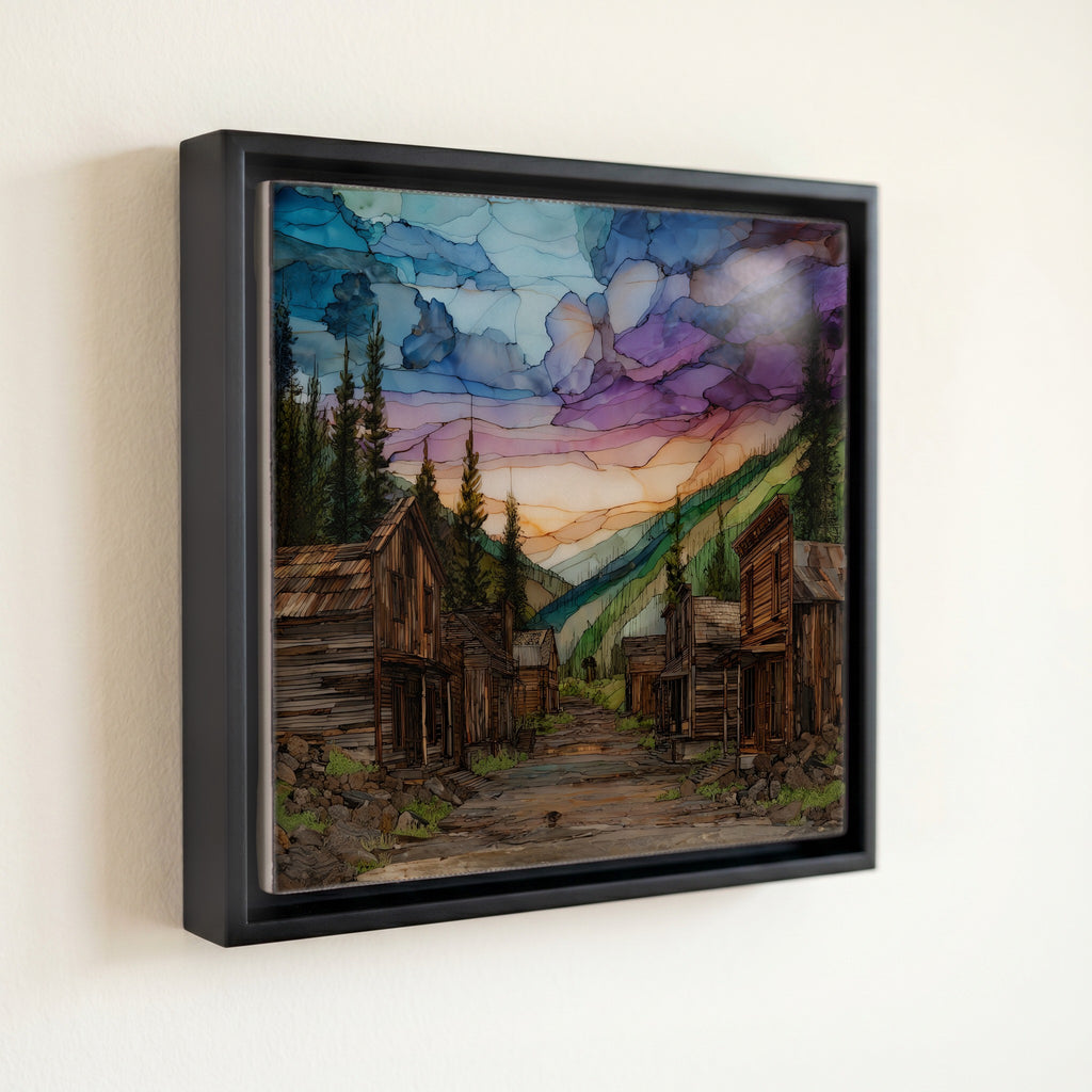 Garnet Ghost Town on a forested ridge — front