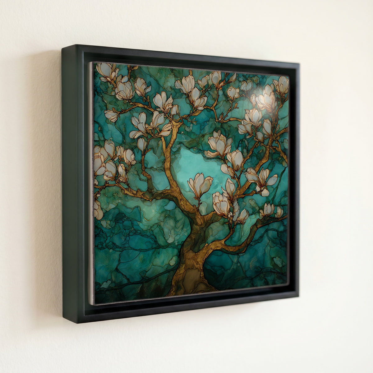 a magnolia tree — front