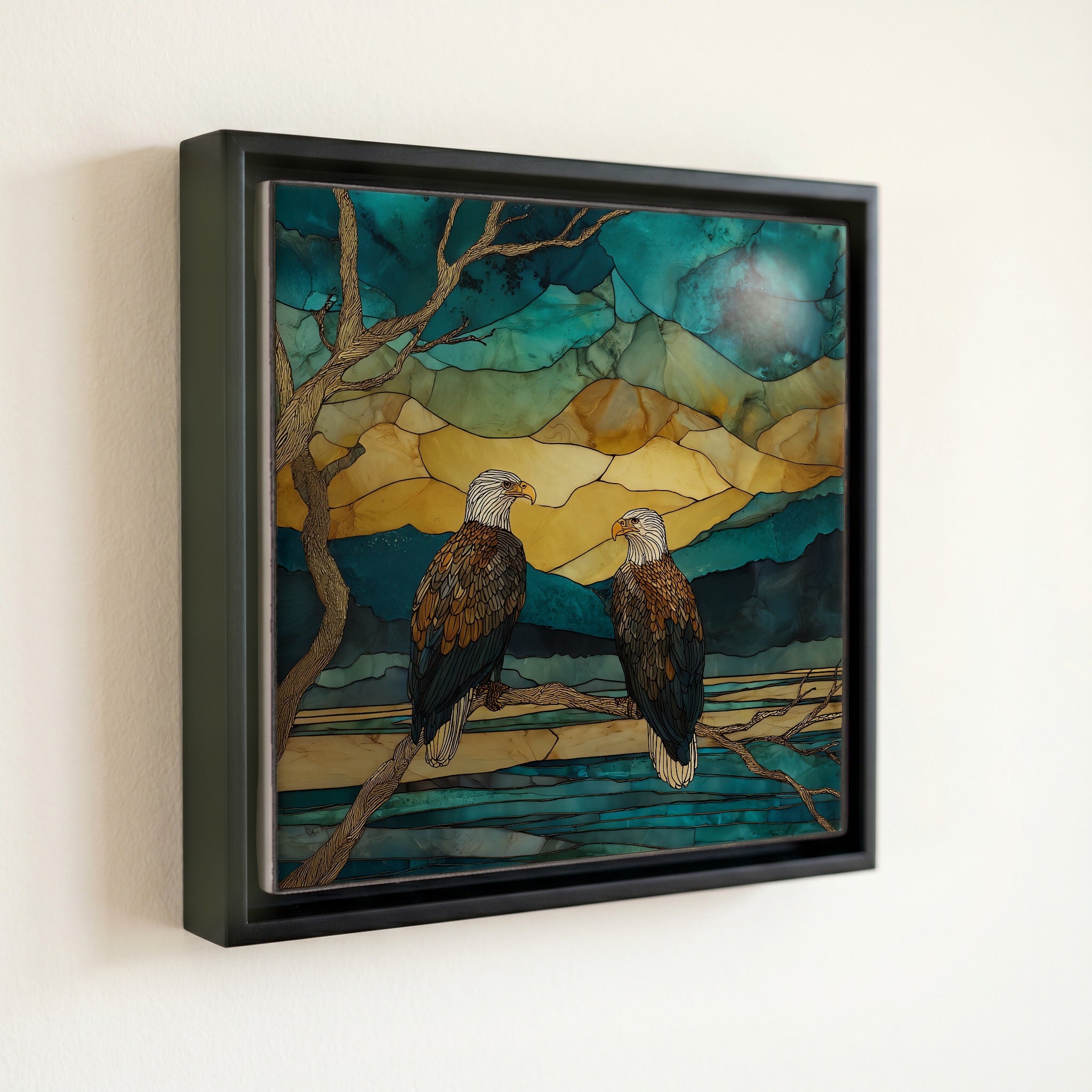 bald eagles — front