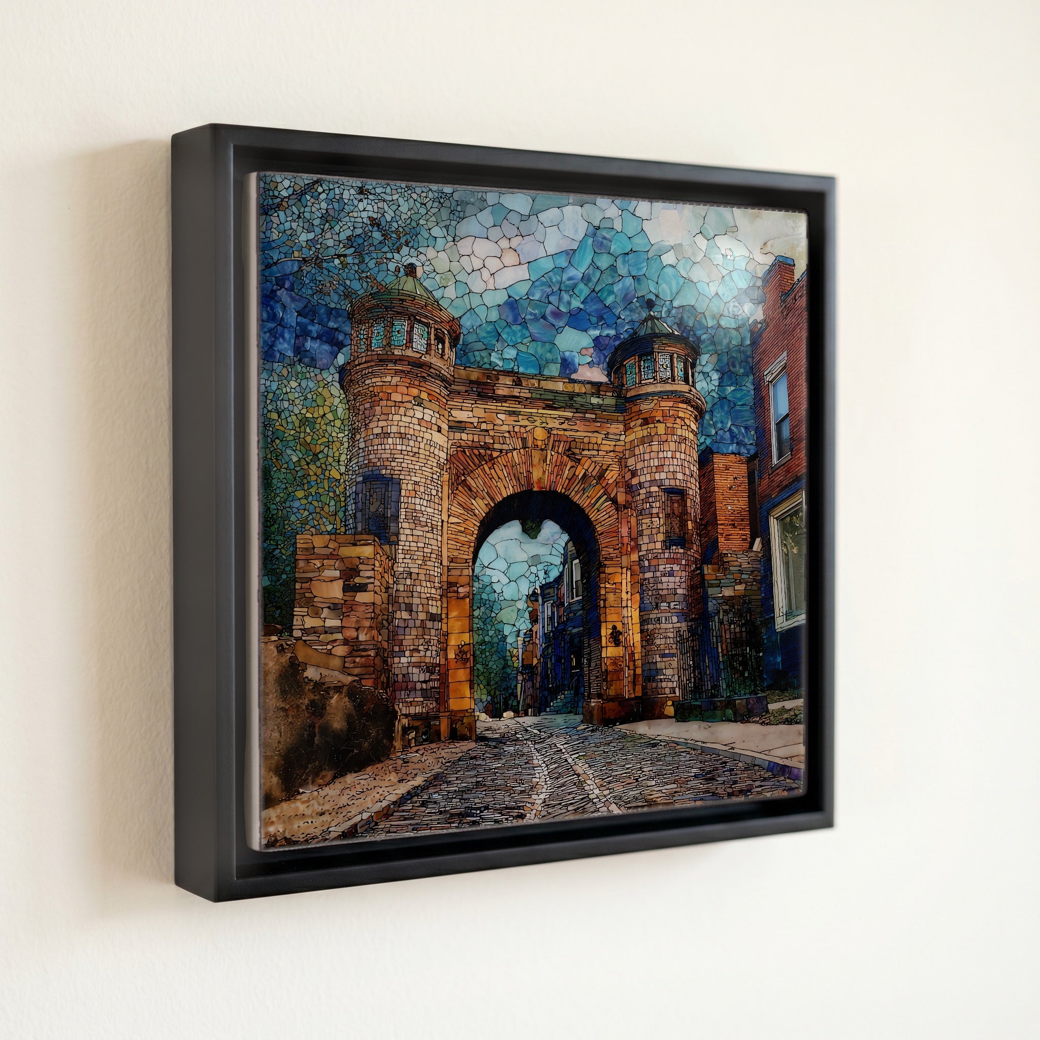 the Maryland Zoo stone arch entrance — front