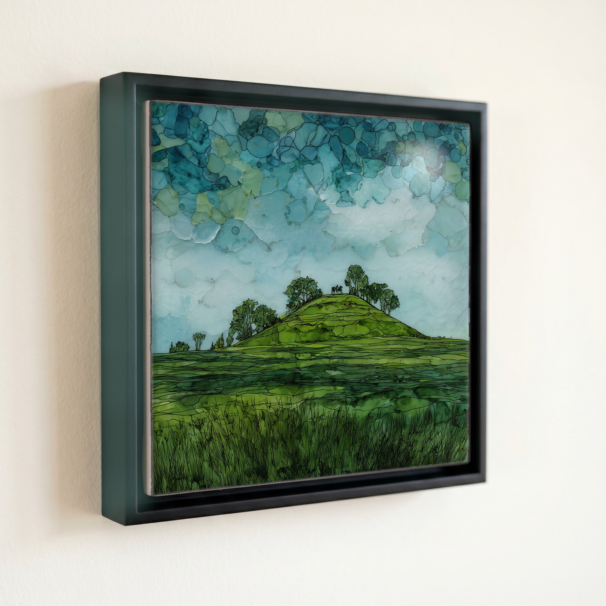 Emerald Mound on the — front