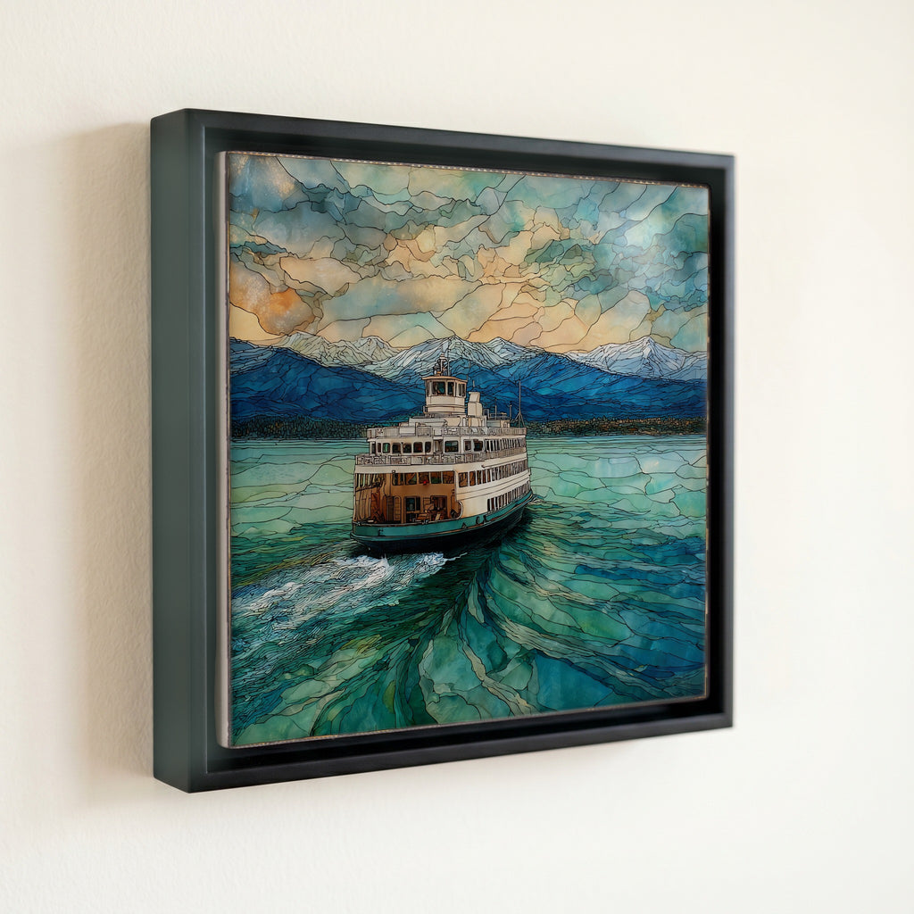 the Lake Champlain ferry — front