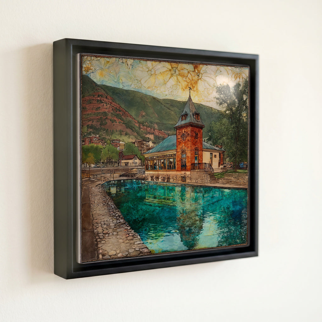 Glenwood Springs hot pool — front
