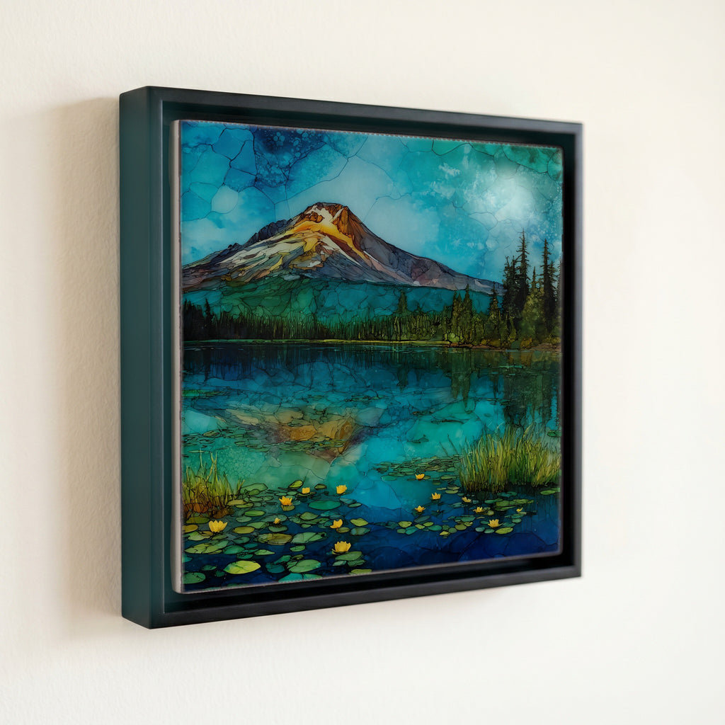 Mount Bachelor reflected — front