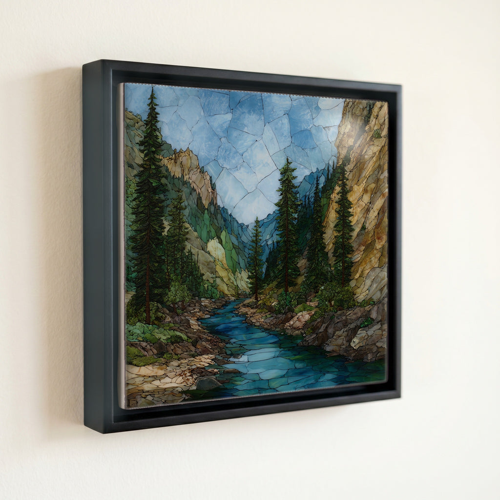 Pebble Creek running — front