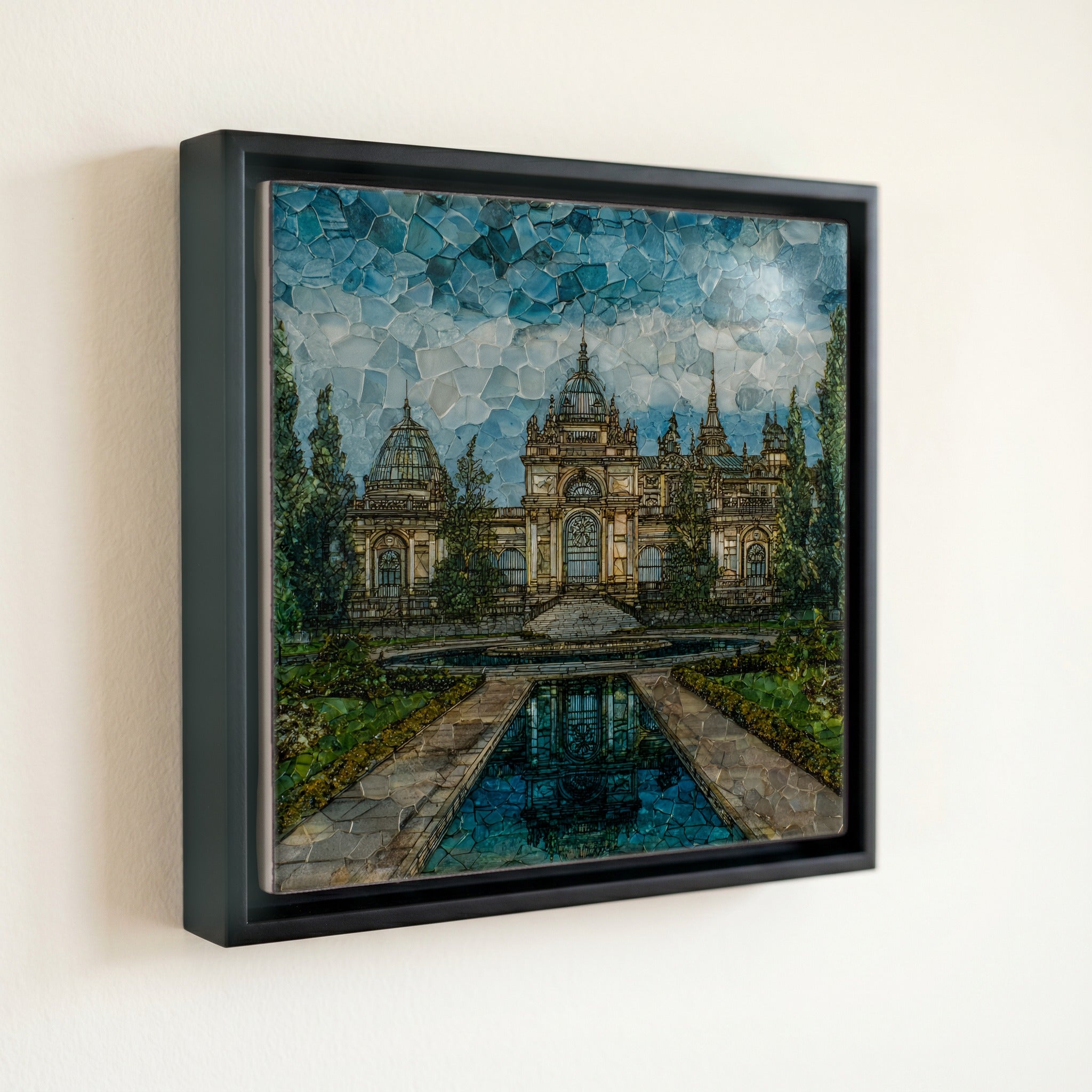 La Granja royal palace fountains — front