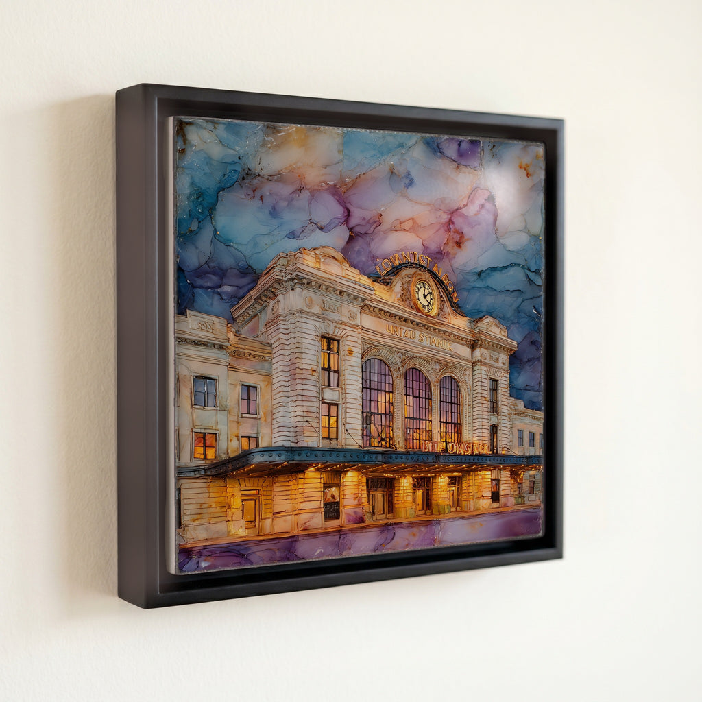 Denver Union Station Denver Metro Ceramic Art Tile — front