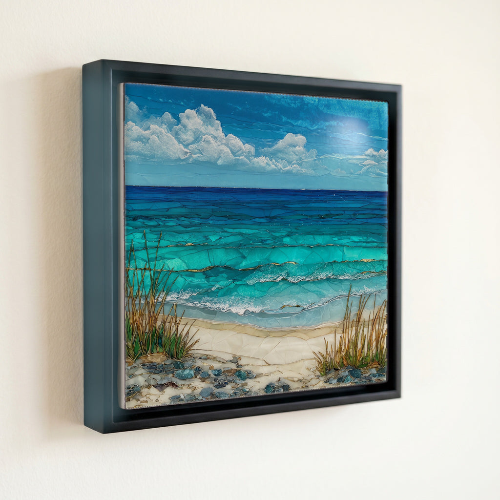 Sanibel Island shell beach — front