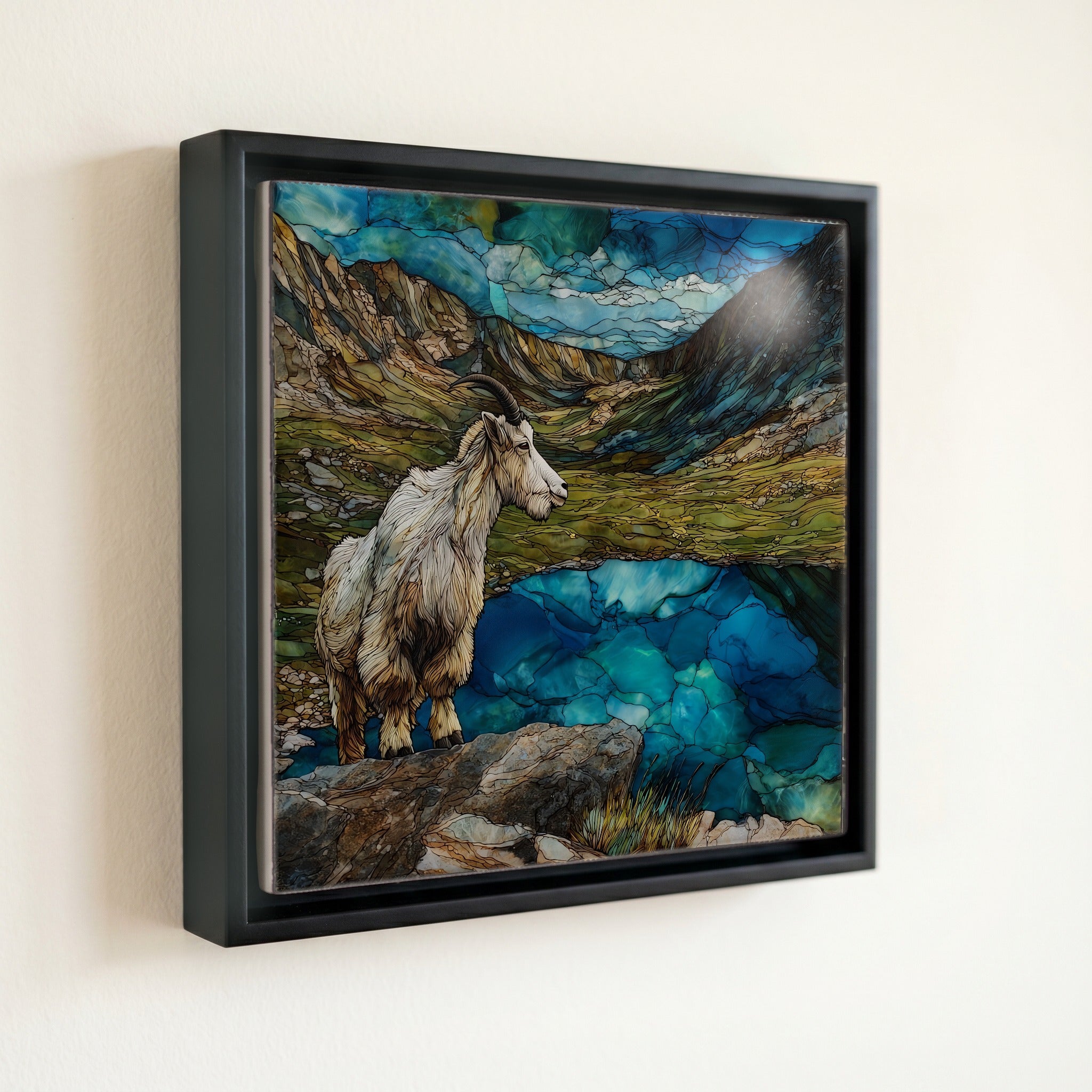 a mountain goat on a Beartooth — front