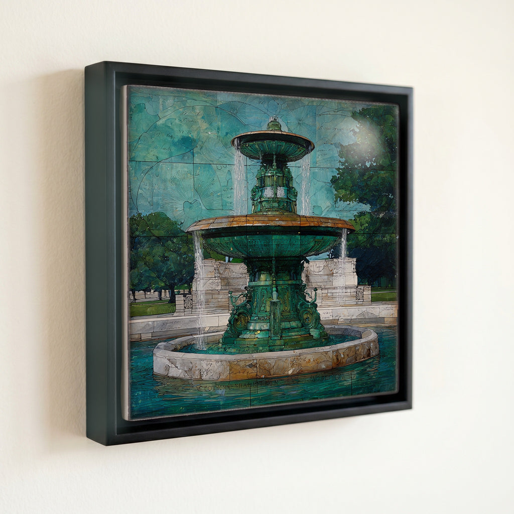 the James Scott Memorial Fountain on — front