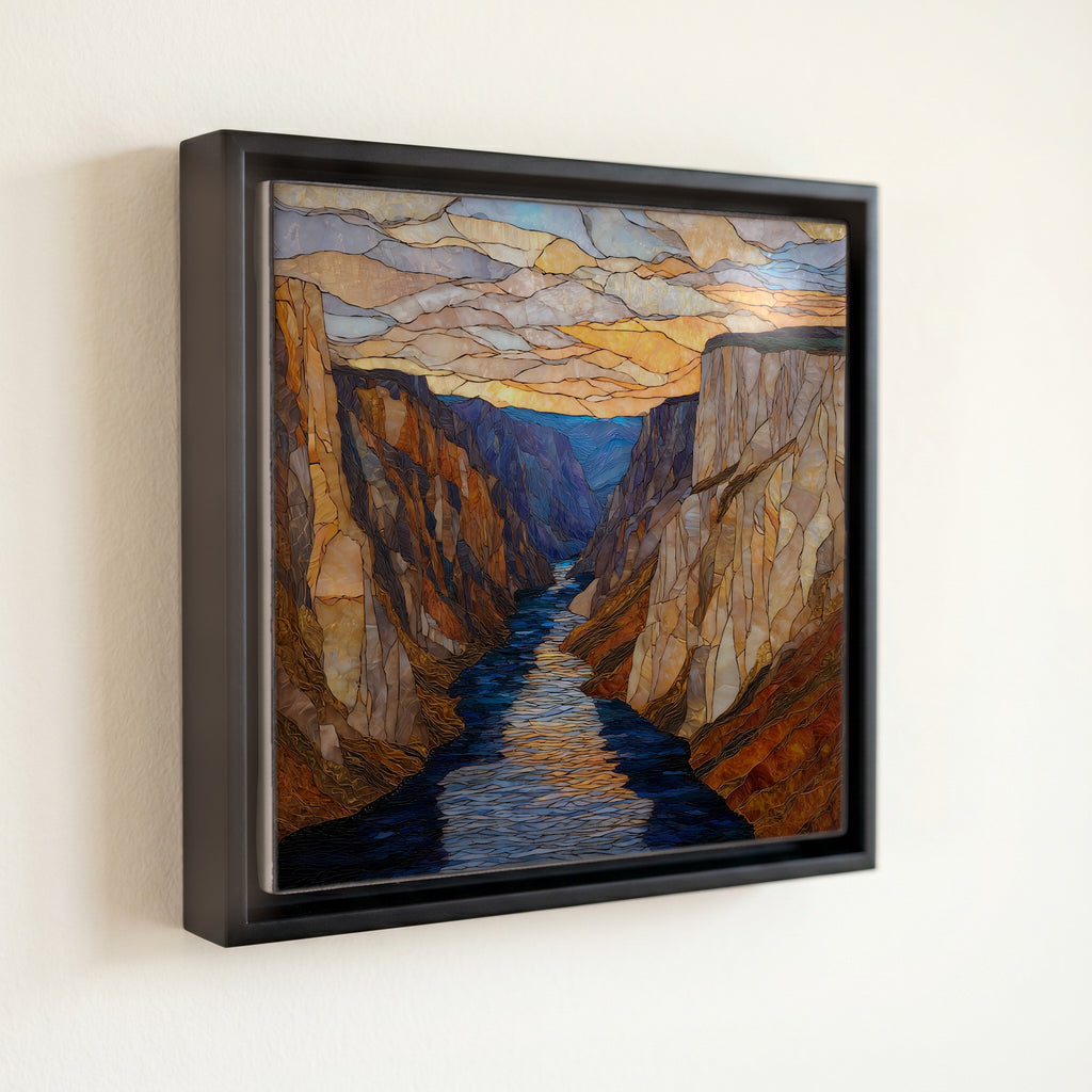 Warner Point western rim Black Canyon NP Ceramic Art Tile — front