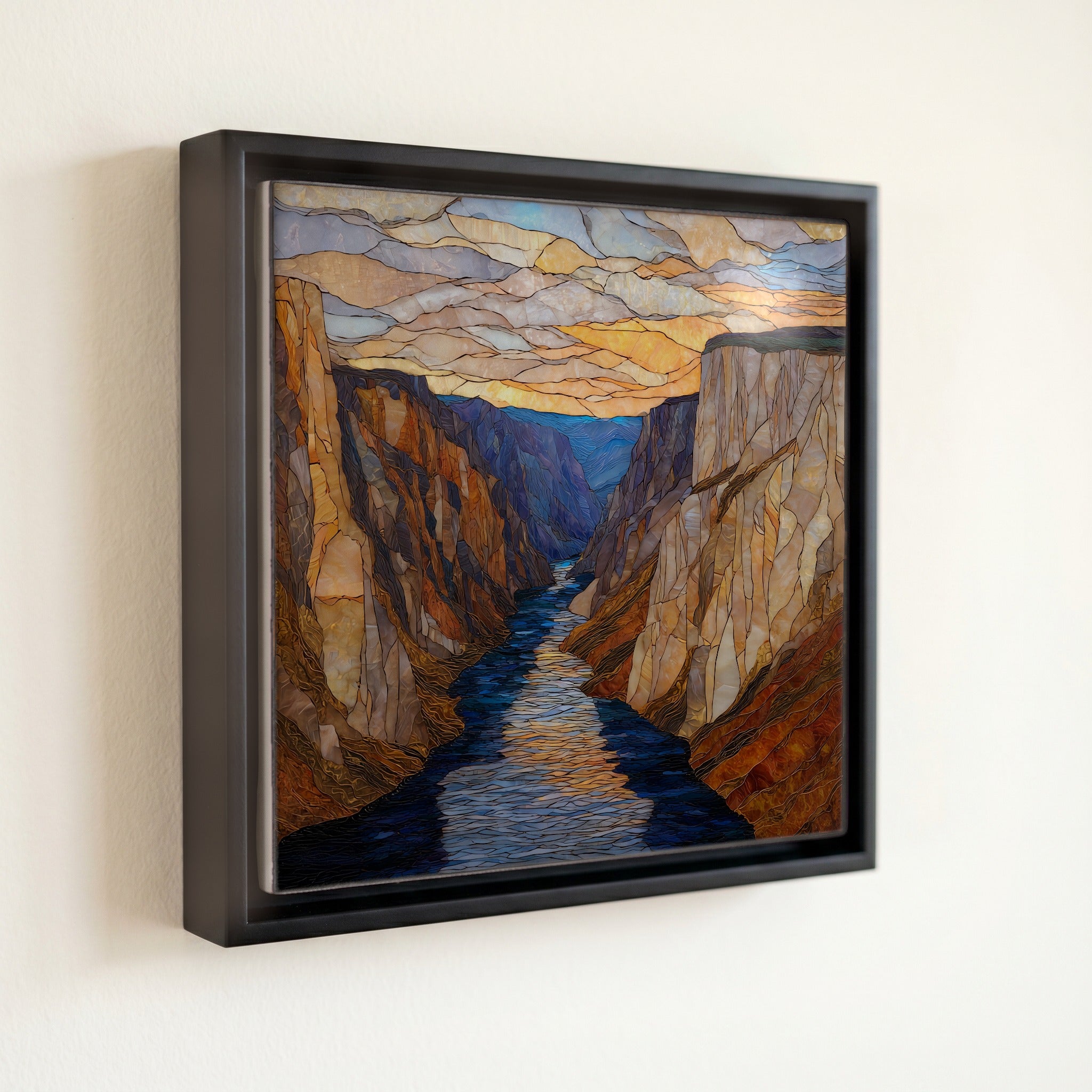 Warner Point western rim Black Canyon NP Ceramic Art Tile — front