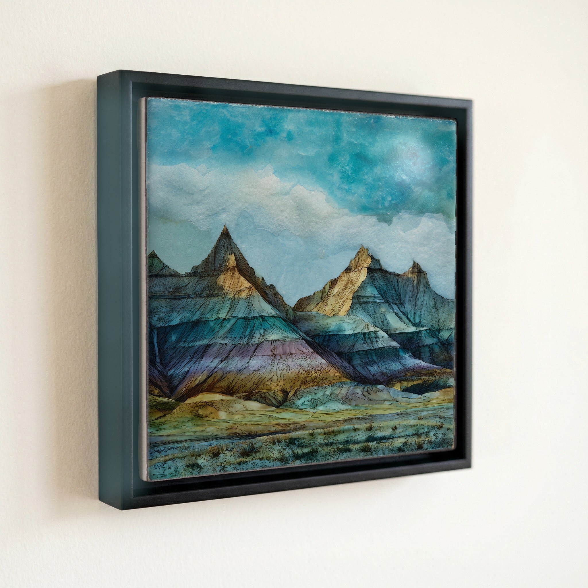 Badlands National Park pinnacles — front