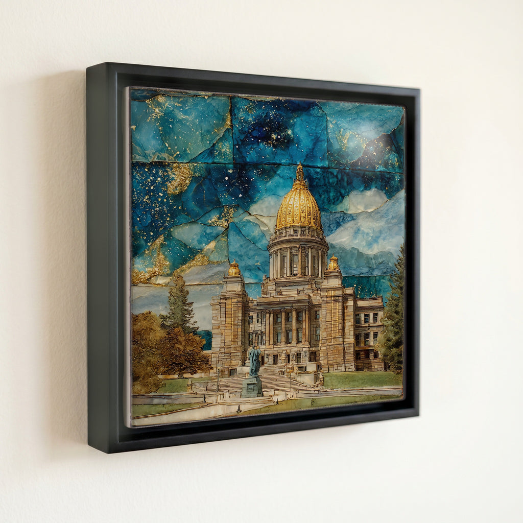 the Wyoming State Capitol — front