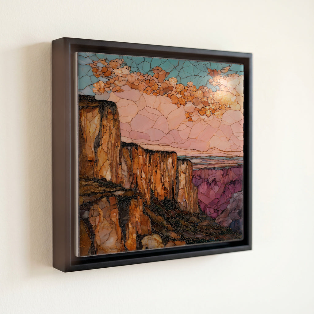 Painted Wall from Cedar Point Black Canyon NP Ceramic Art Tile — front