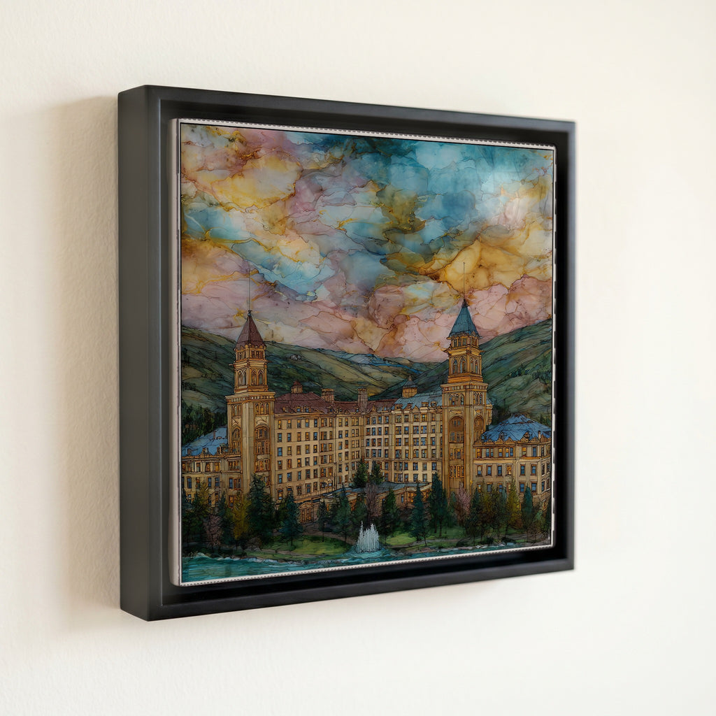 Hotel Colorado Glenwood Ceramic Art Tile — front