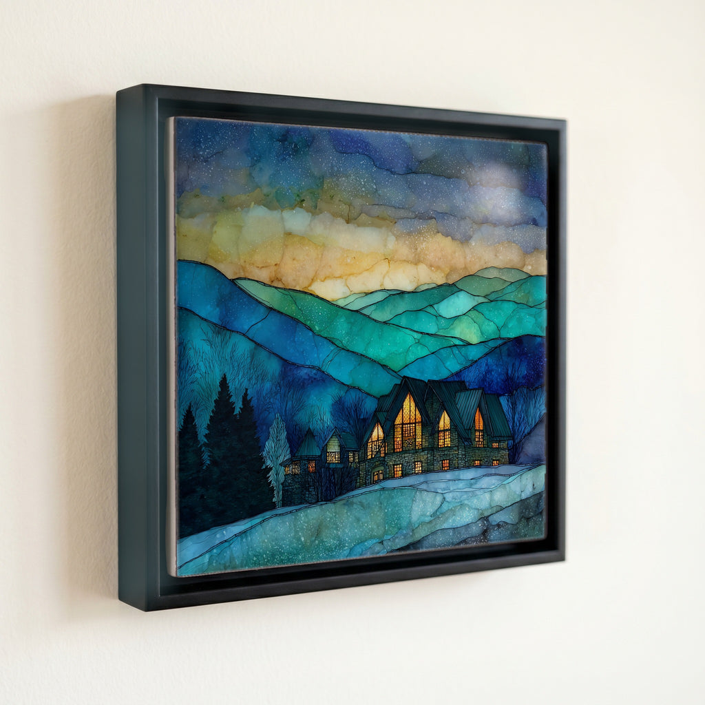Okemo Mountain summit lodge — front