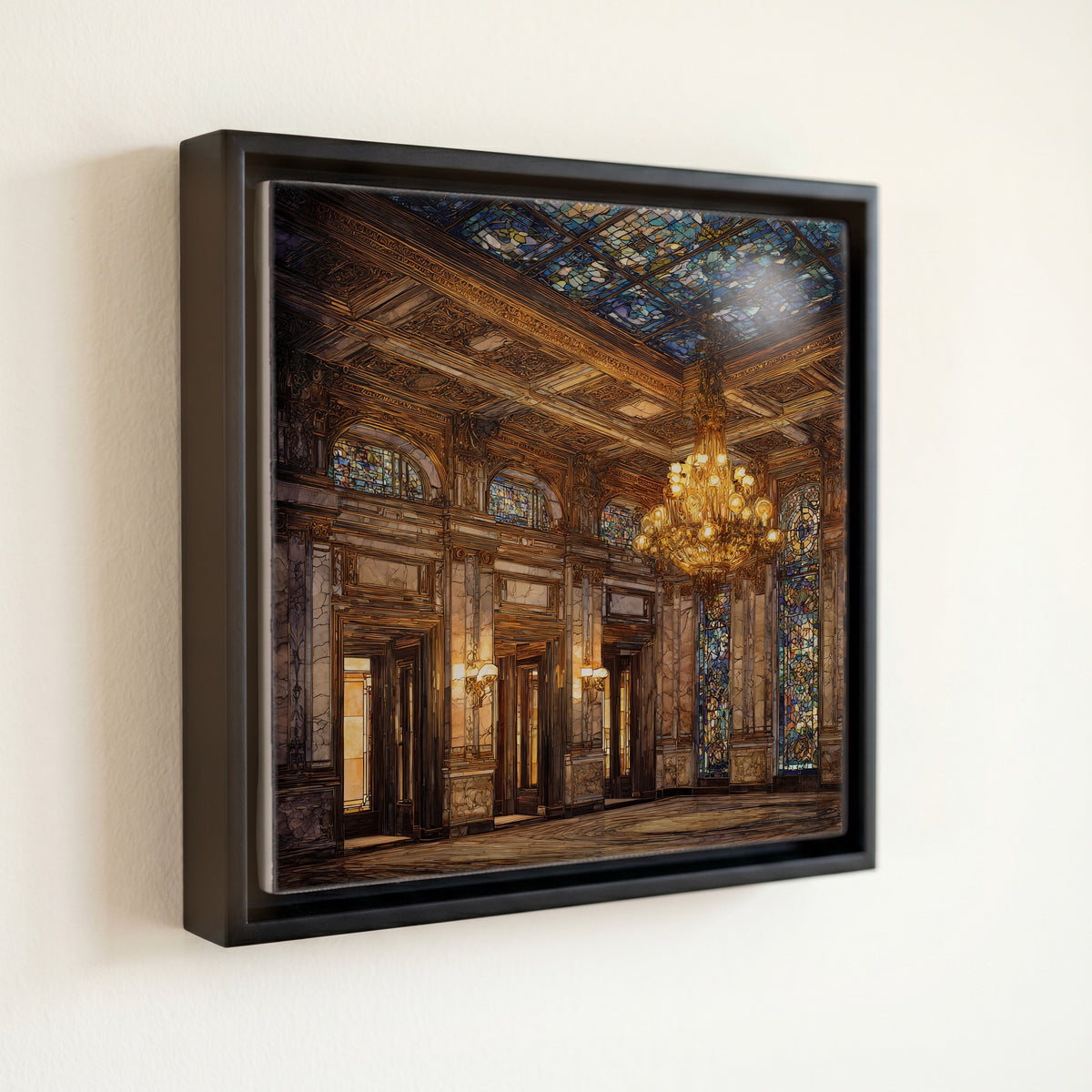 the Marble House gold ballroom — front