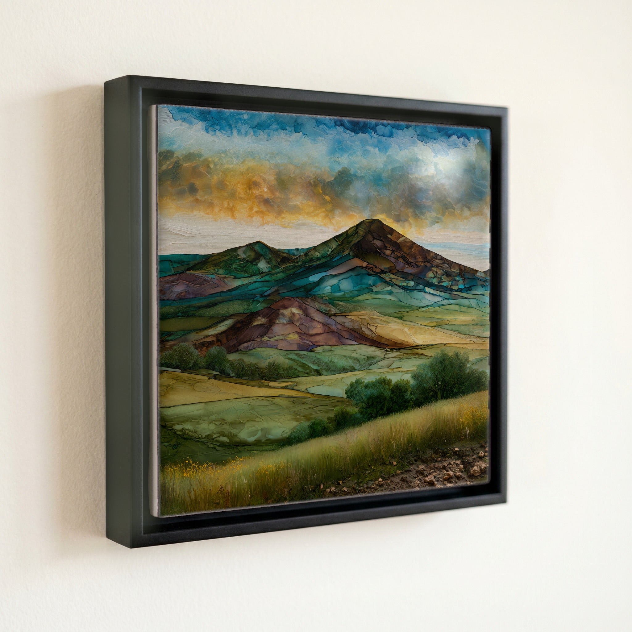 the Killdeer Mountains — front