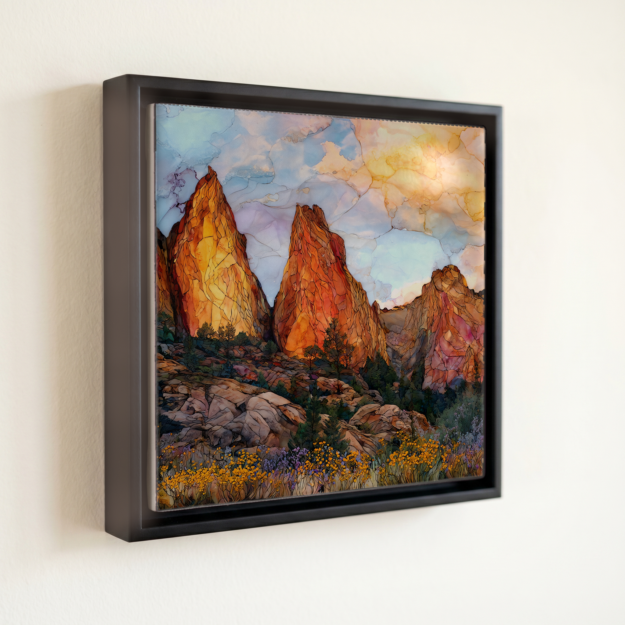 Pinnacles Rock Spires — front