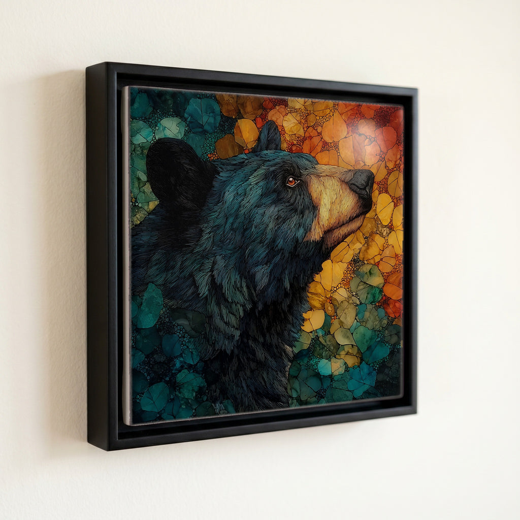 a black bear among — front