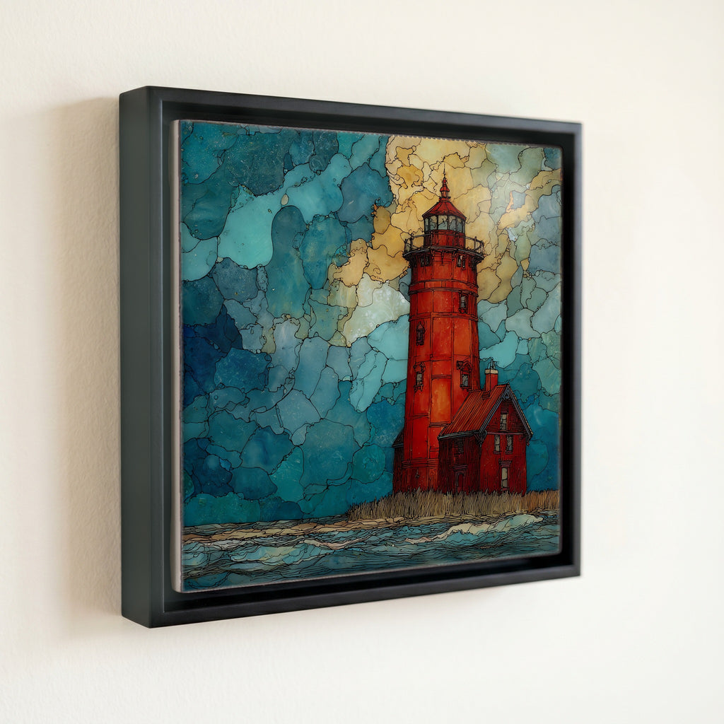 the Holland Big Red Lighthouse — front
