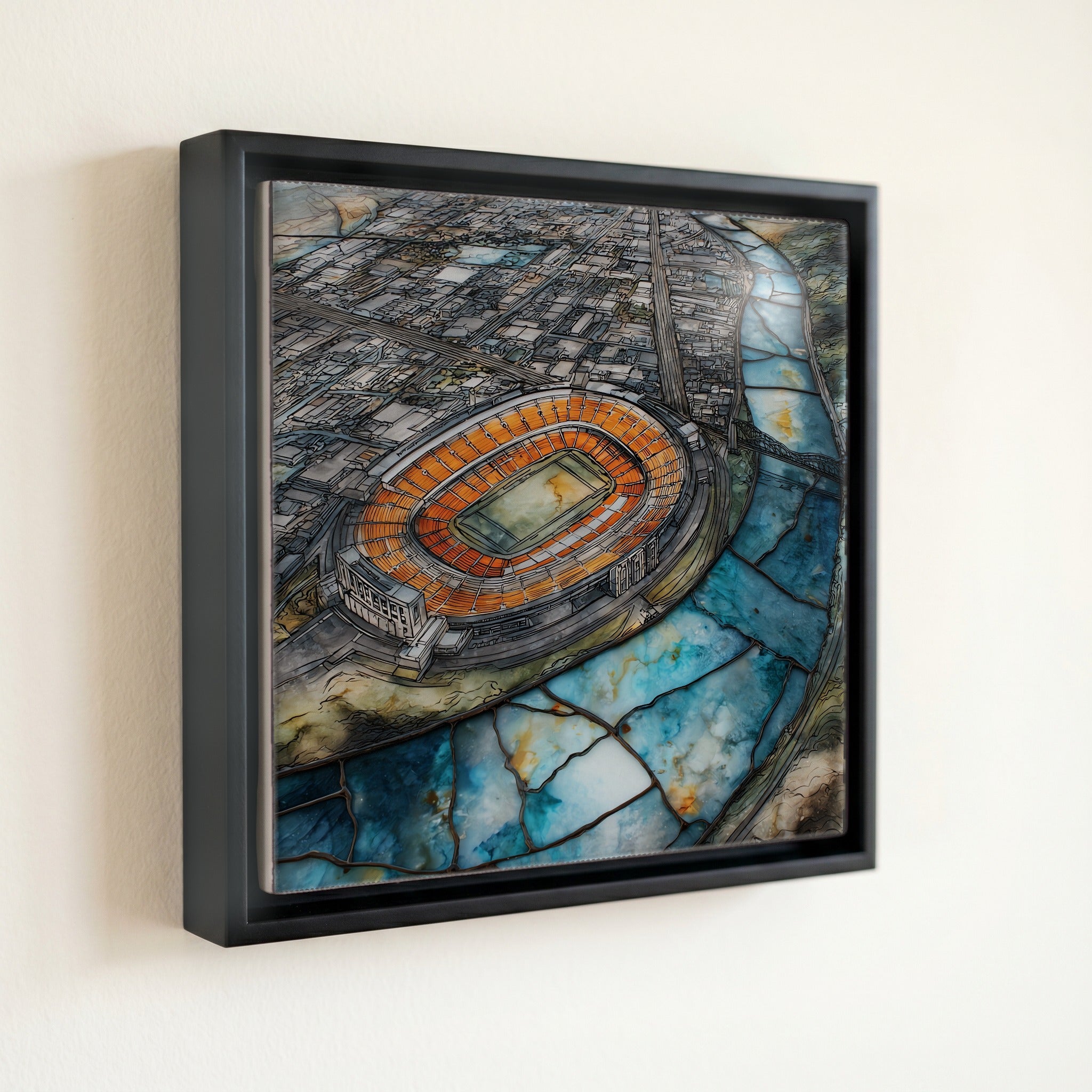 Neyland Stadium aerial in — front