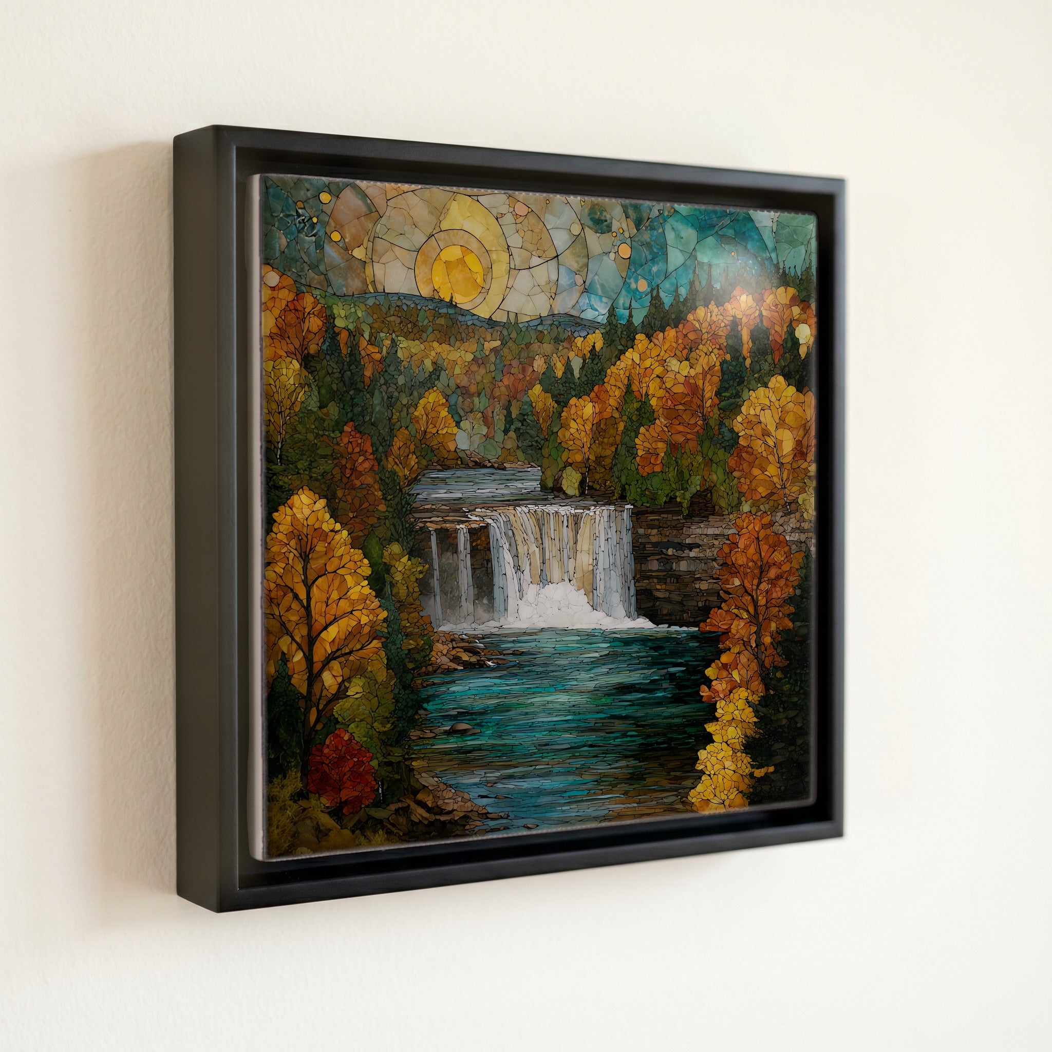 the Tahquamenon Falls roaring — front