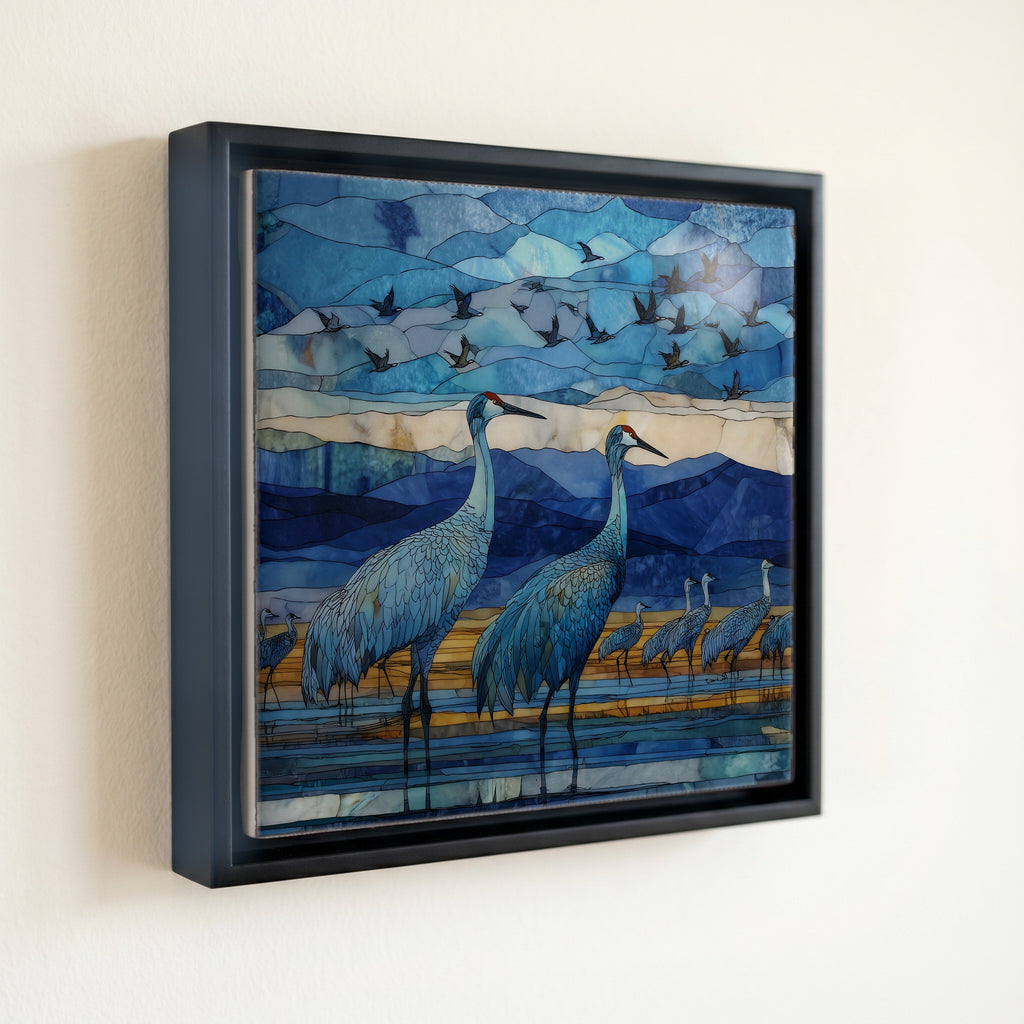 Sandhill cranes — front