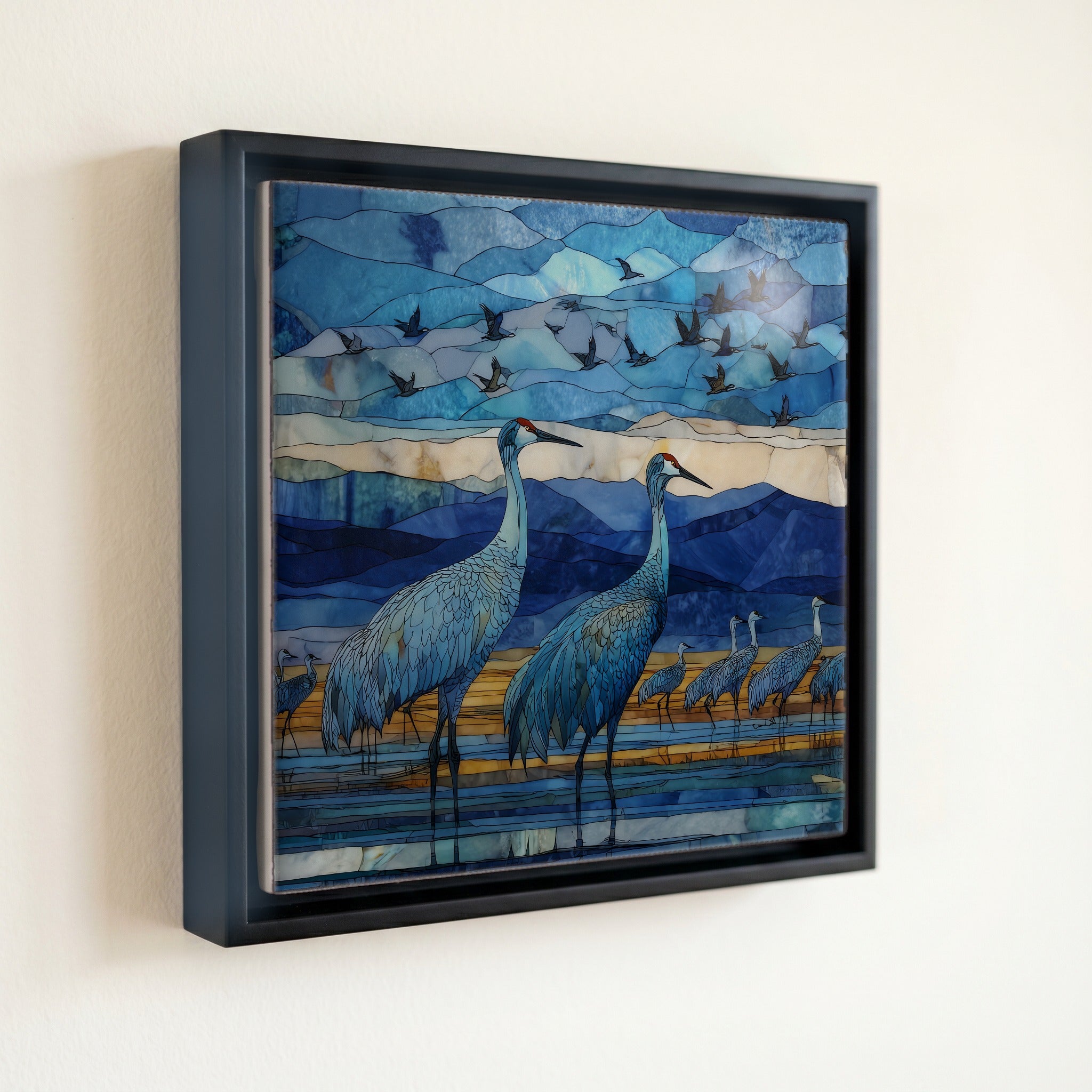 Sandhill cranes — front