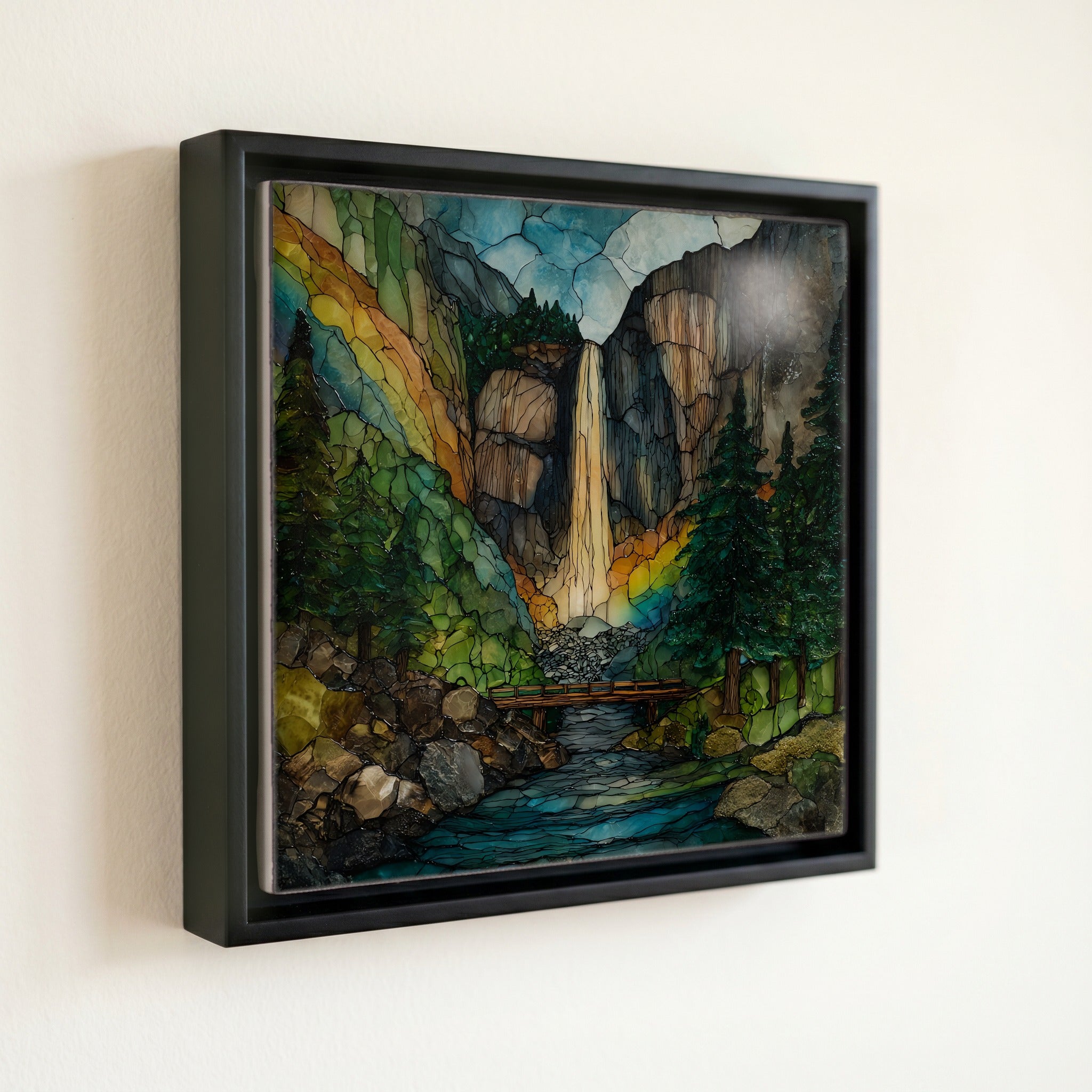 Rainbow Falls on the Bullhead Trail — front