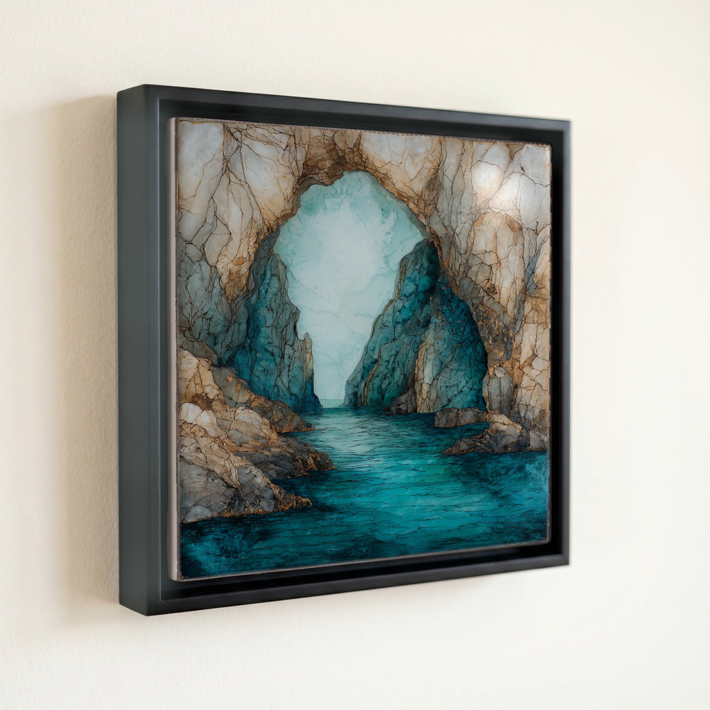 Antiparos sea caves — front