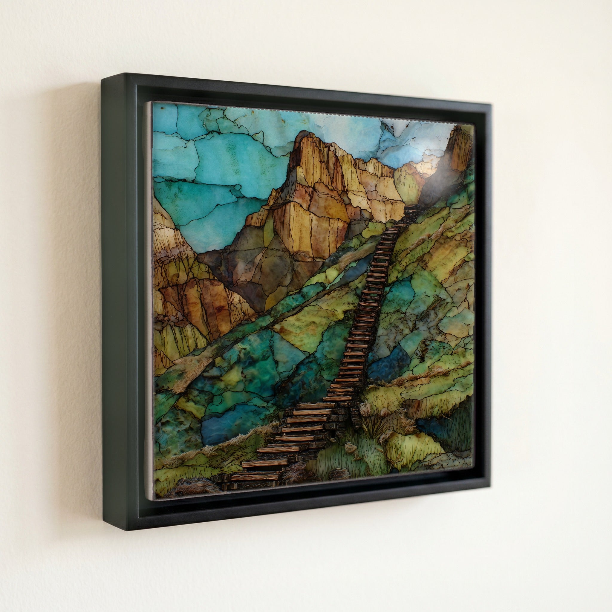 Badlands Notch Trail wooden — front