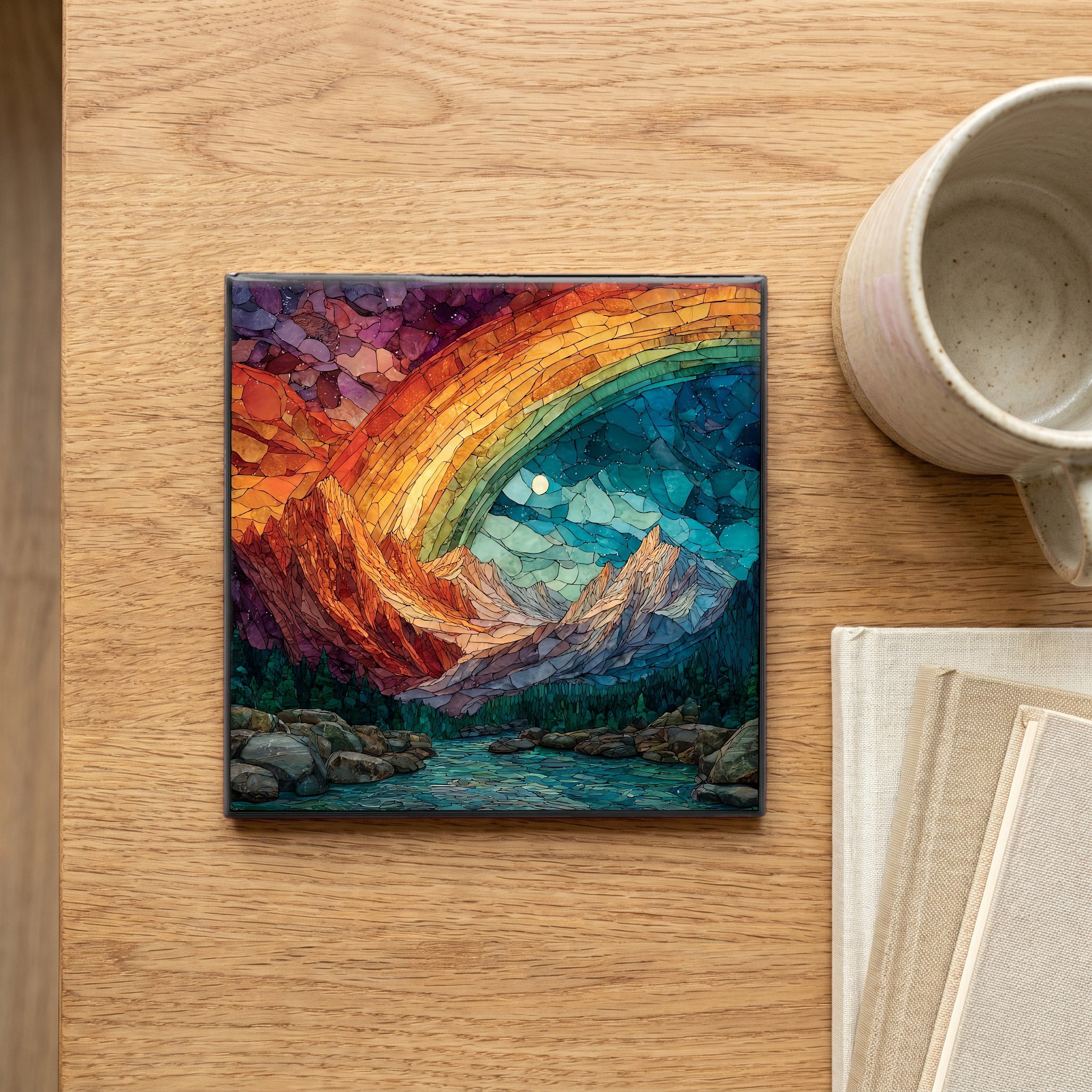 a Zion rainbow after — scale