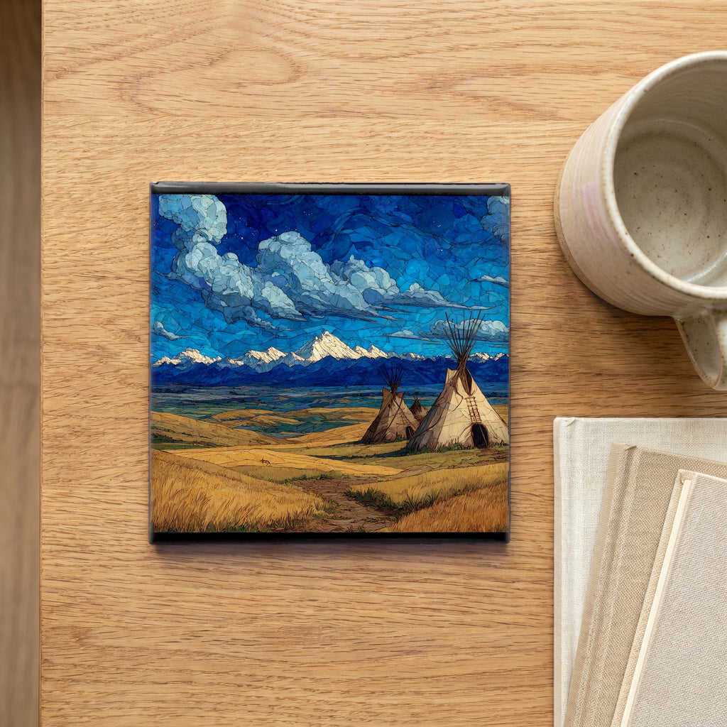 Blackfeet ancestral homeland panorama — scale