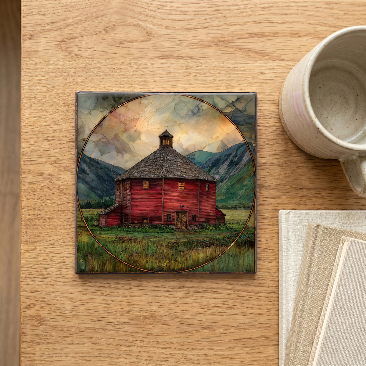 the Round Barn — scale