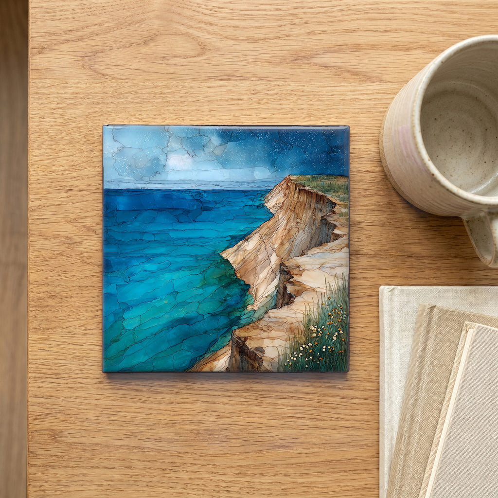 the Lake Michigan overlook — scale