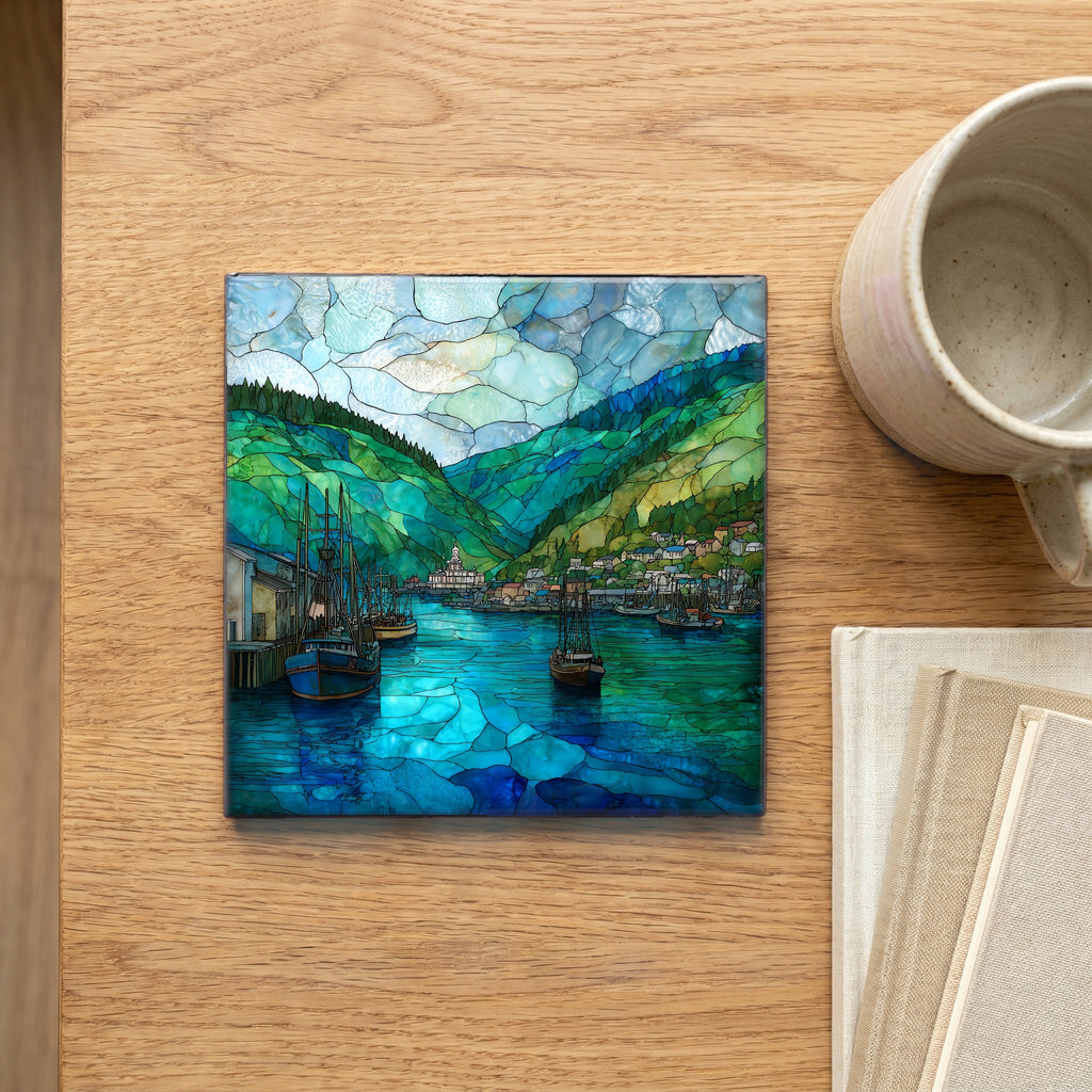 Kodiak harbor — scale