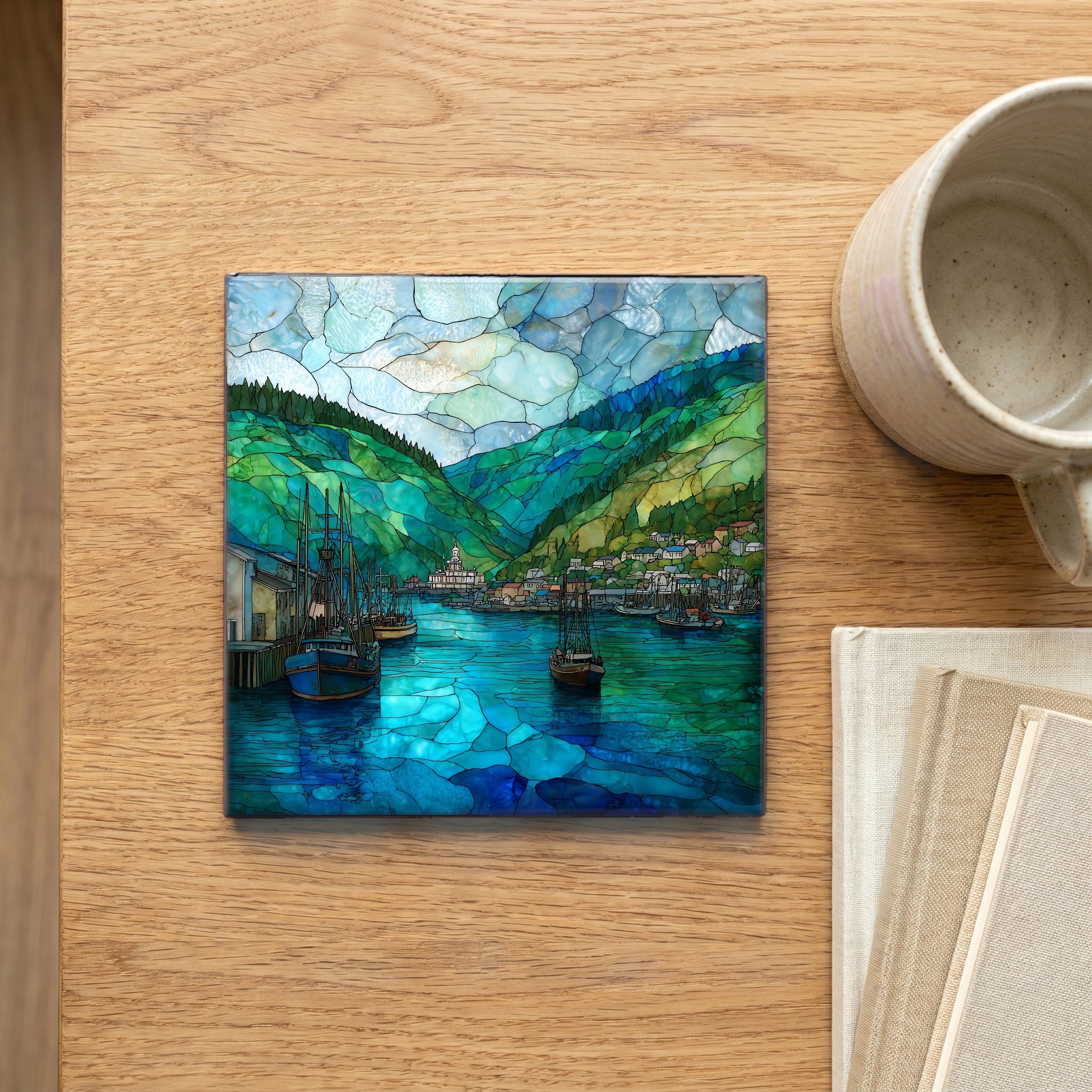 Kodiak harbor — scale