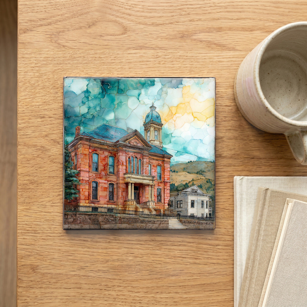 the Storey County Courthouse — scale