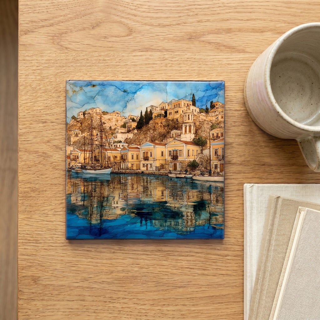 Symi Harbor — scale