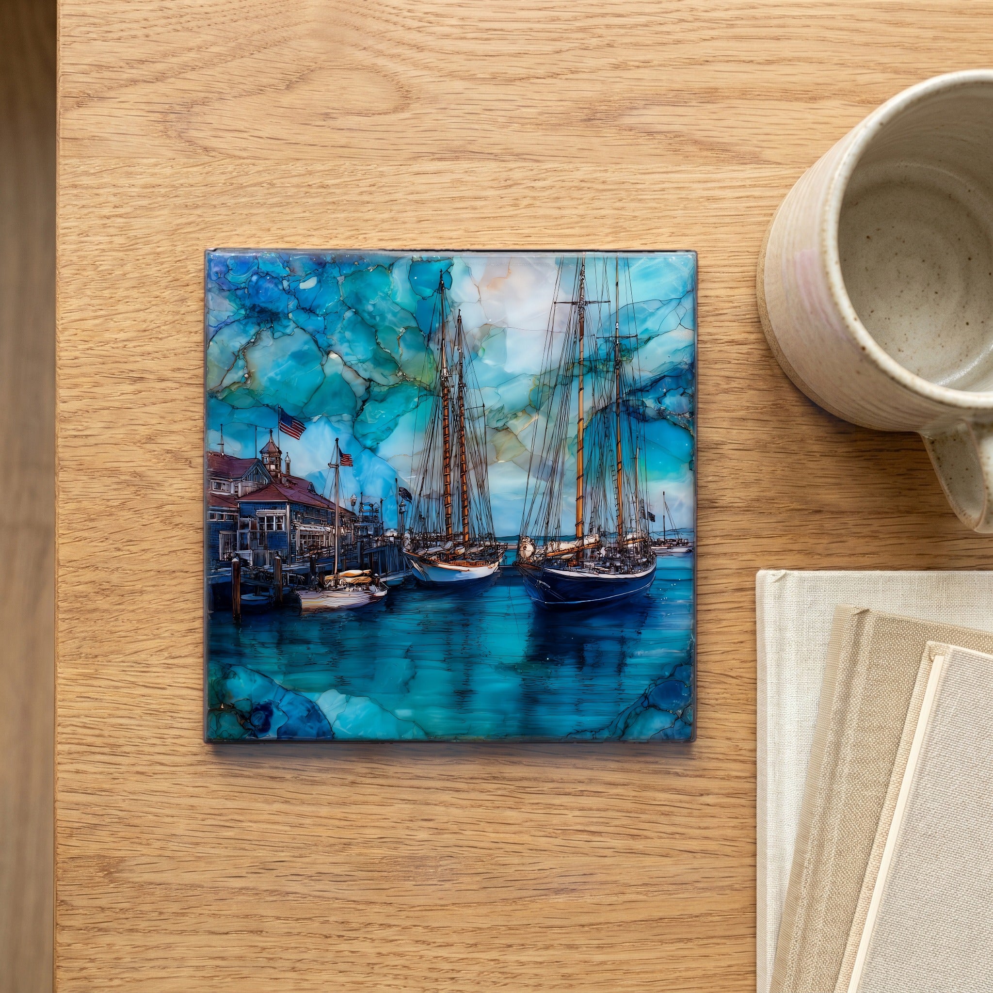 Newport Harbor — scale
