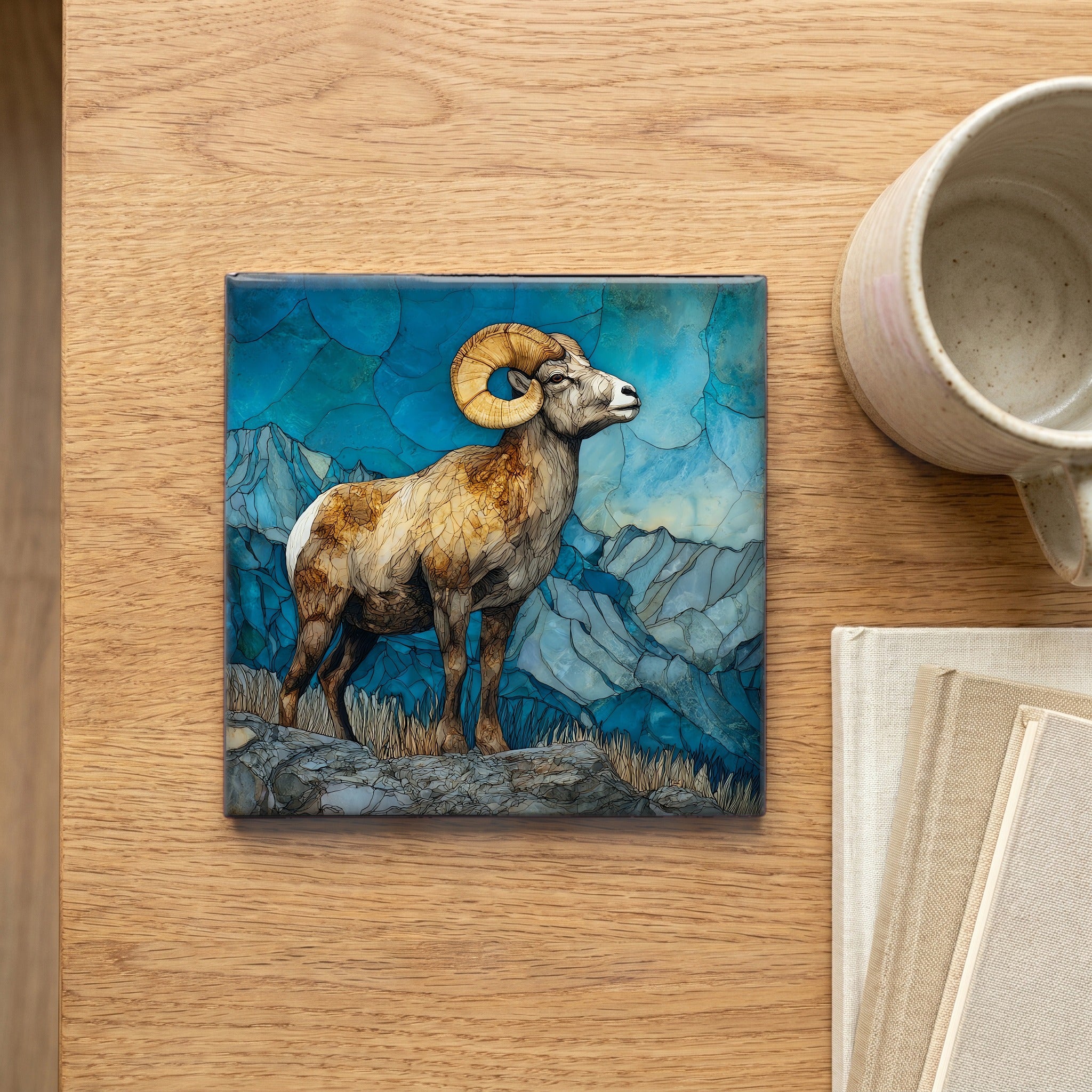a bighorn ram — scale