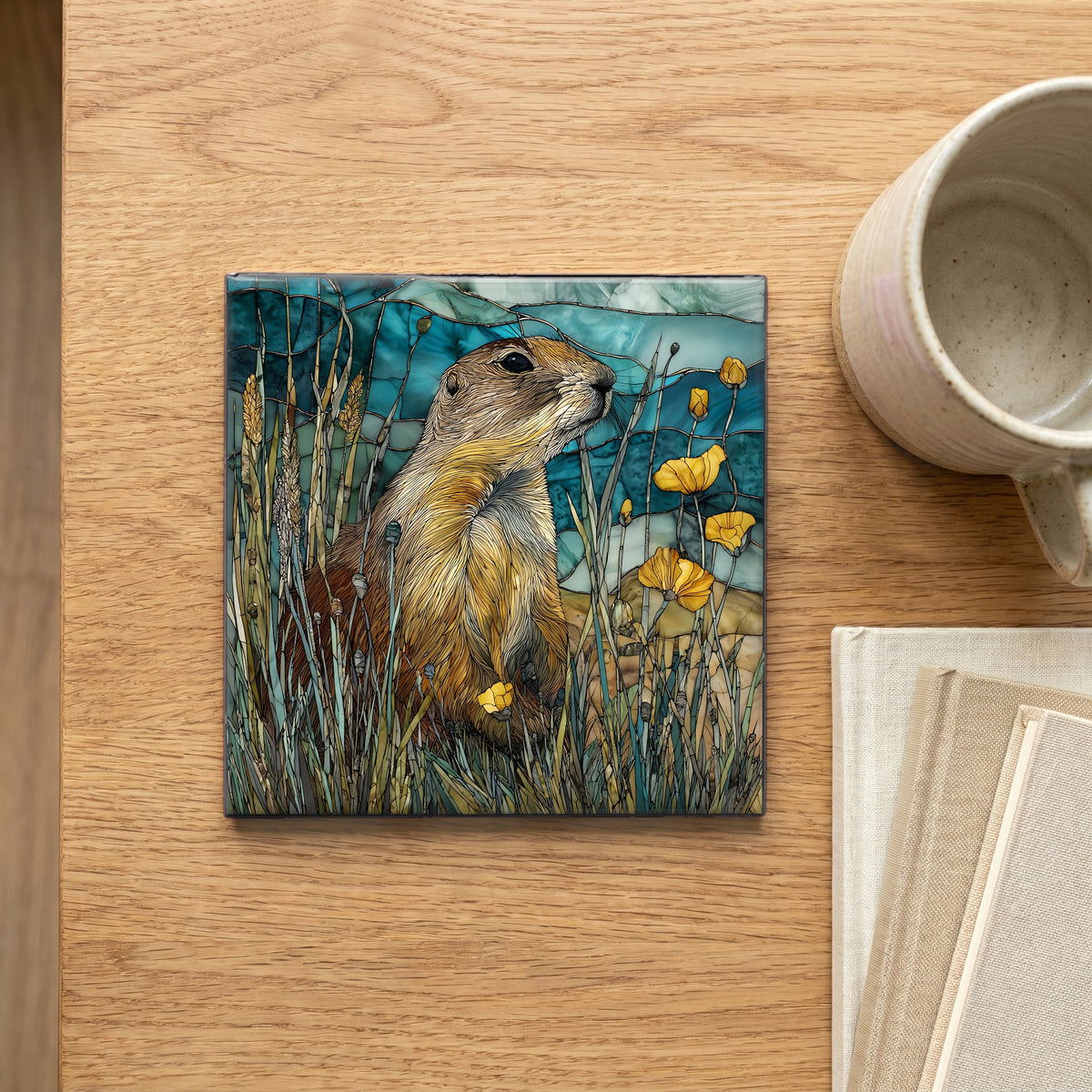 a black-tailed prairie dog — scale