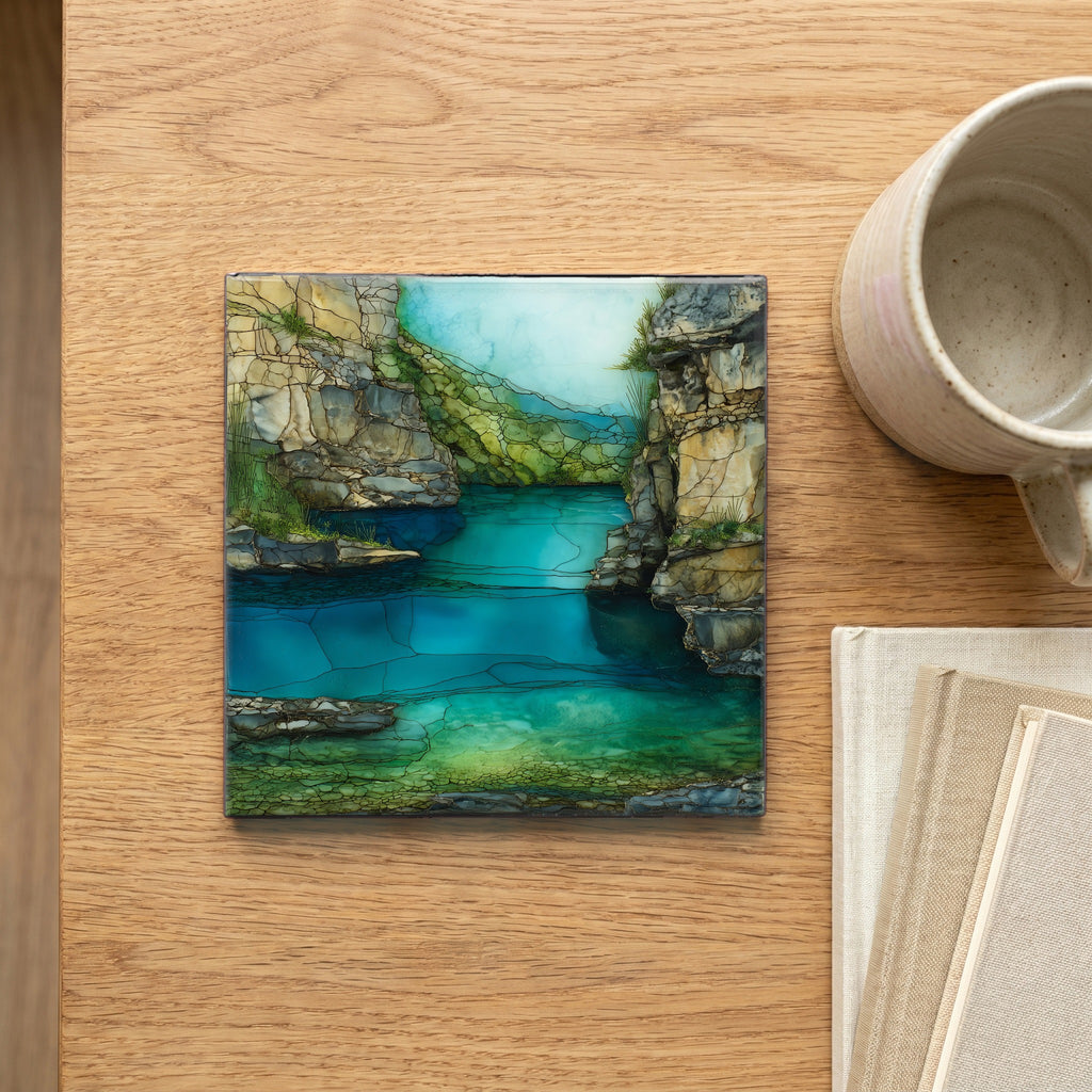 Melissani Cave Lake — scale
