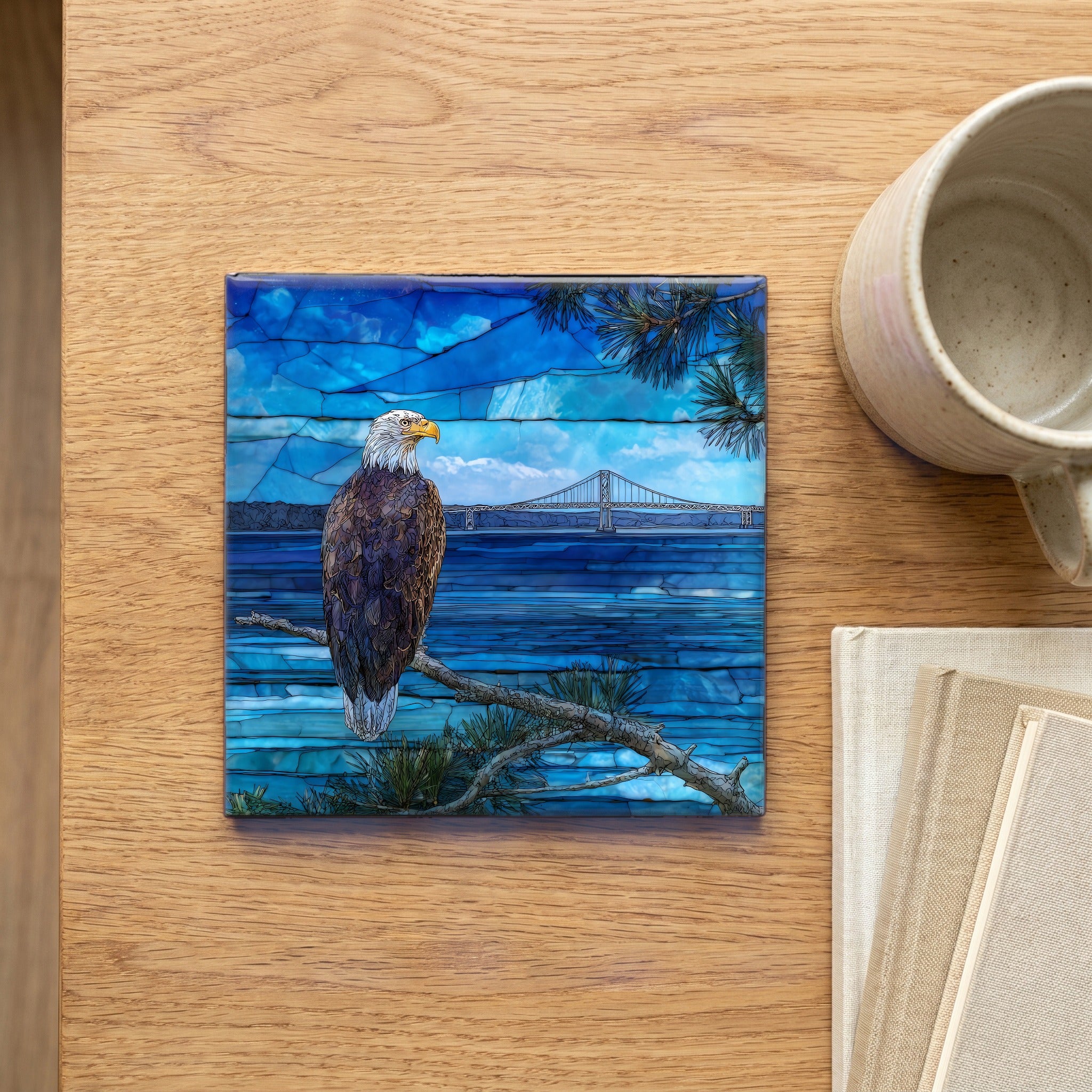 a bald eagle — scale