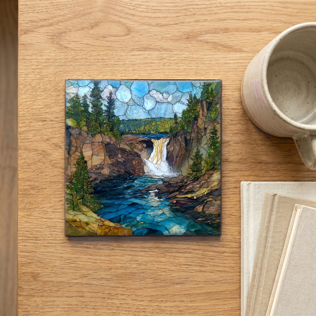 High Falls of the Pigeon River — scale