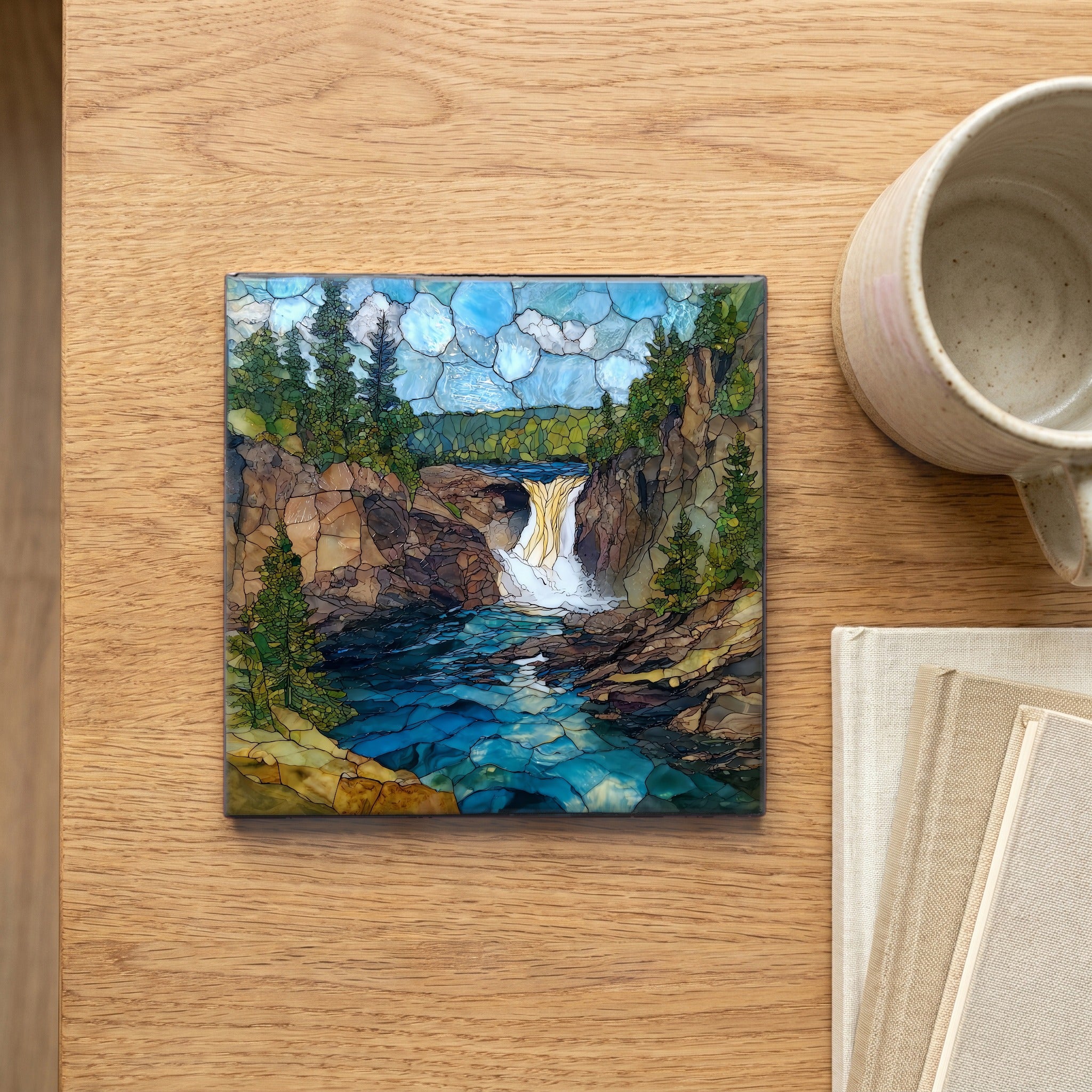 High Falls of the Pigeon River — scale