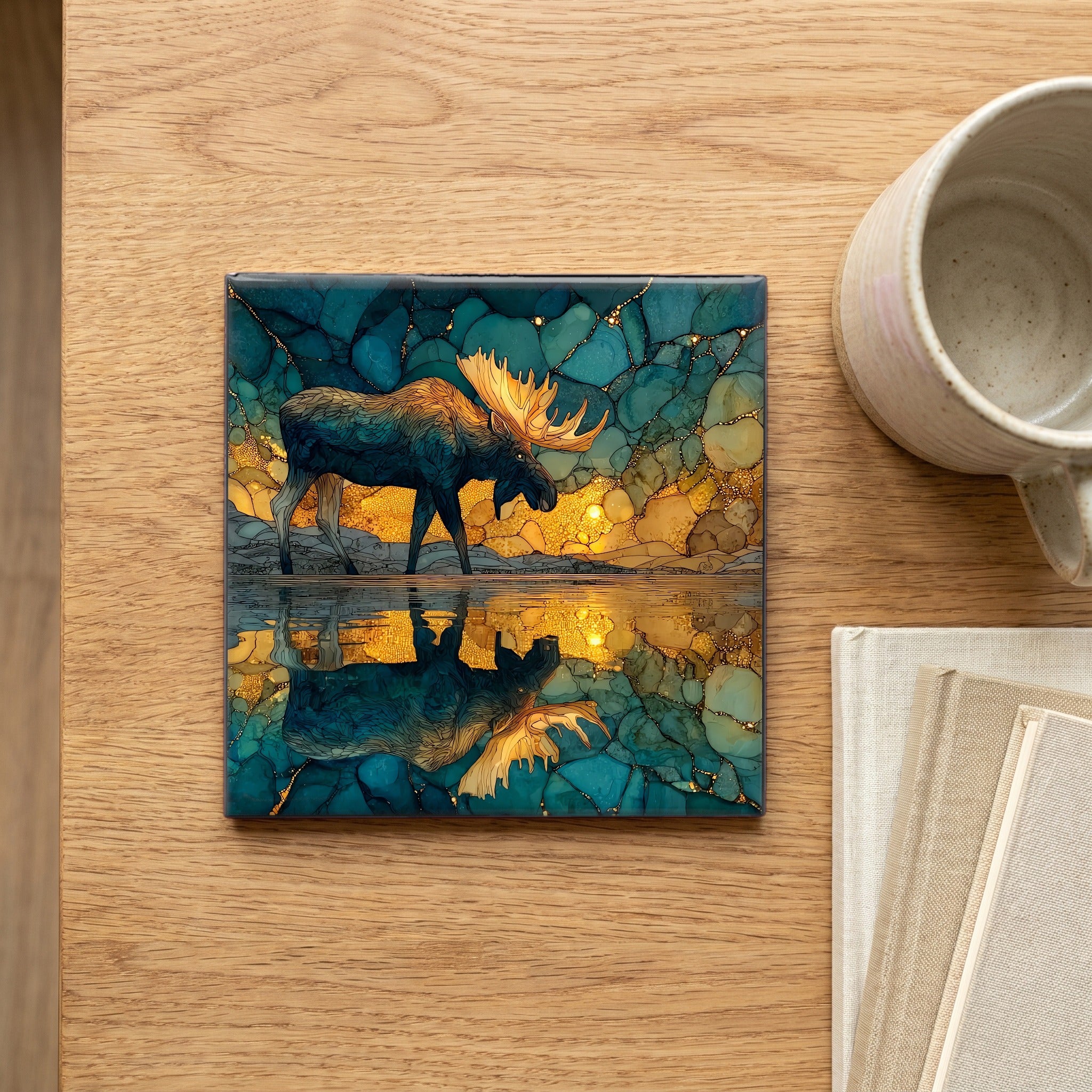 a moose — scale