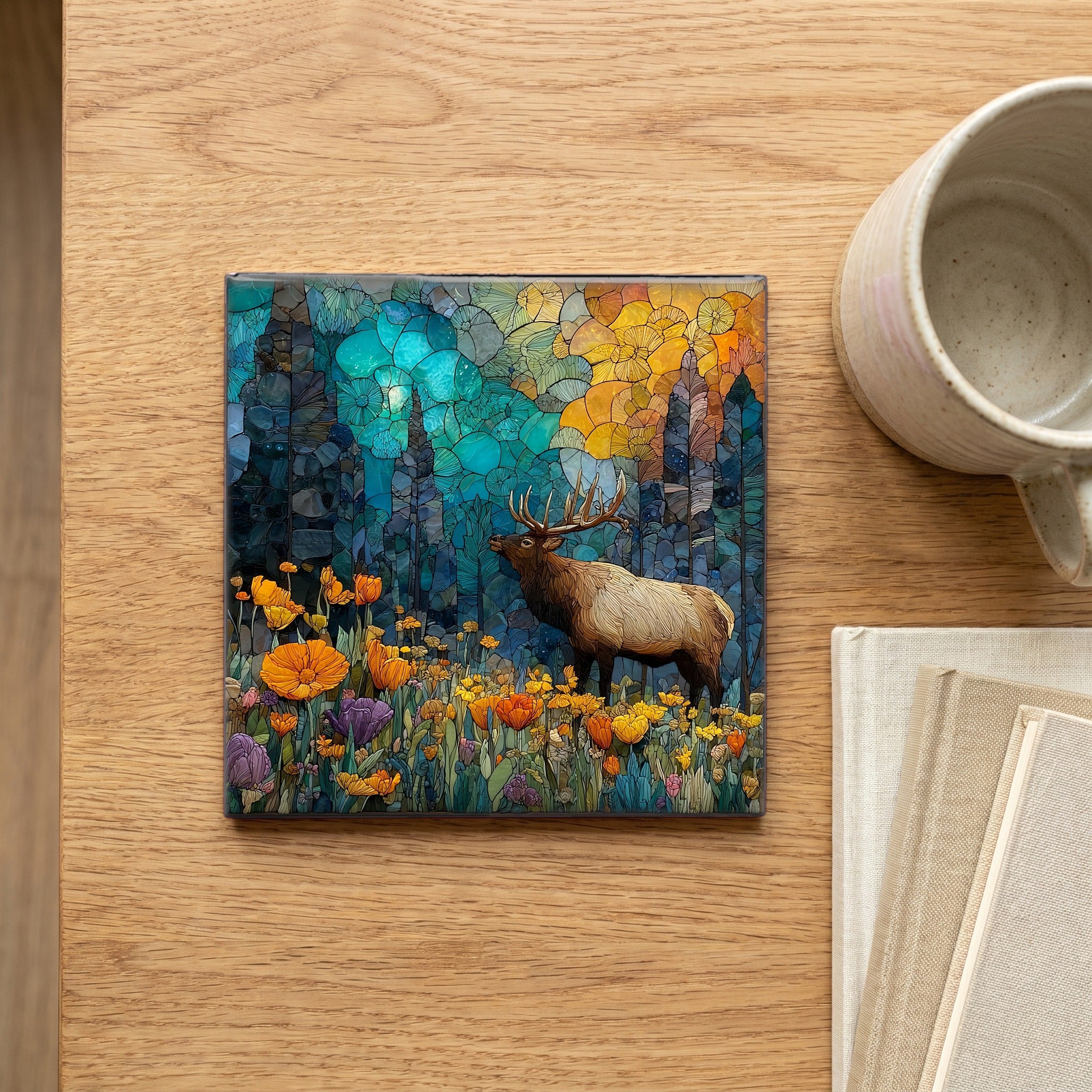 an elk meadow in — scale